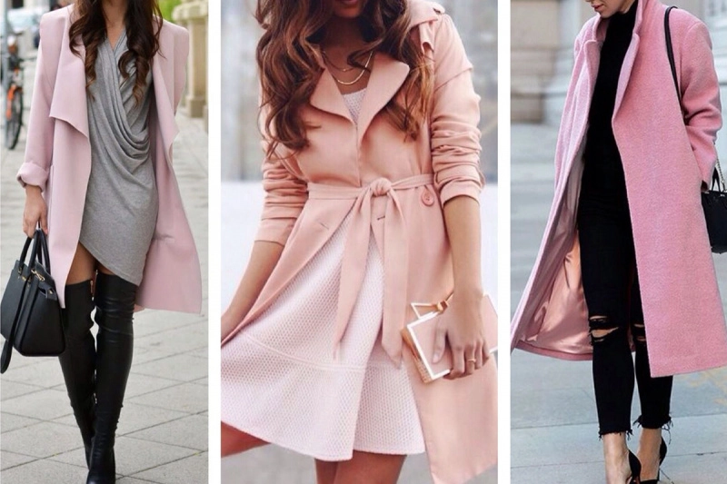 Сочетание цветов в одежде: розовый