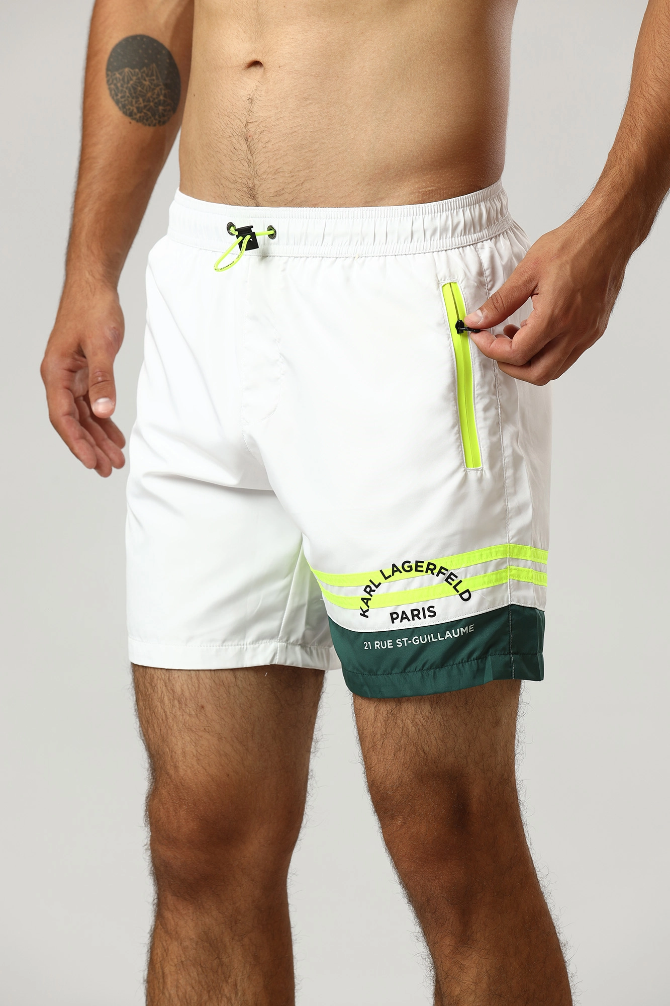 KL22MBM05 Шорты плавательные Karl Lagerfeld Белый