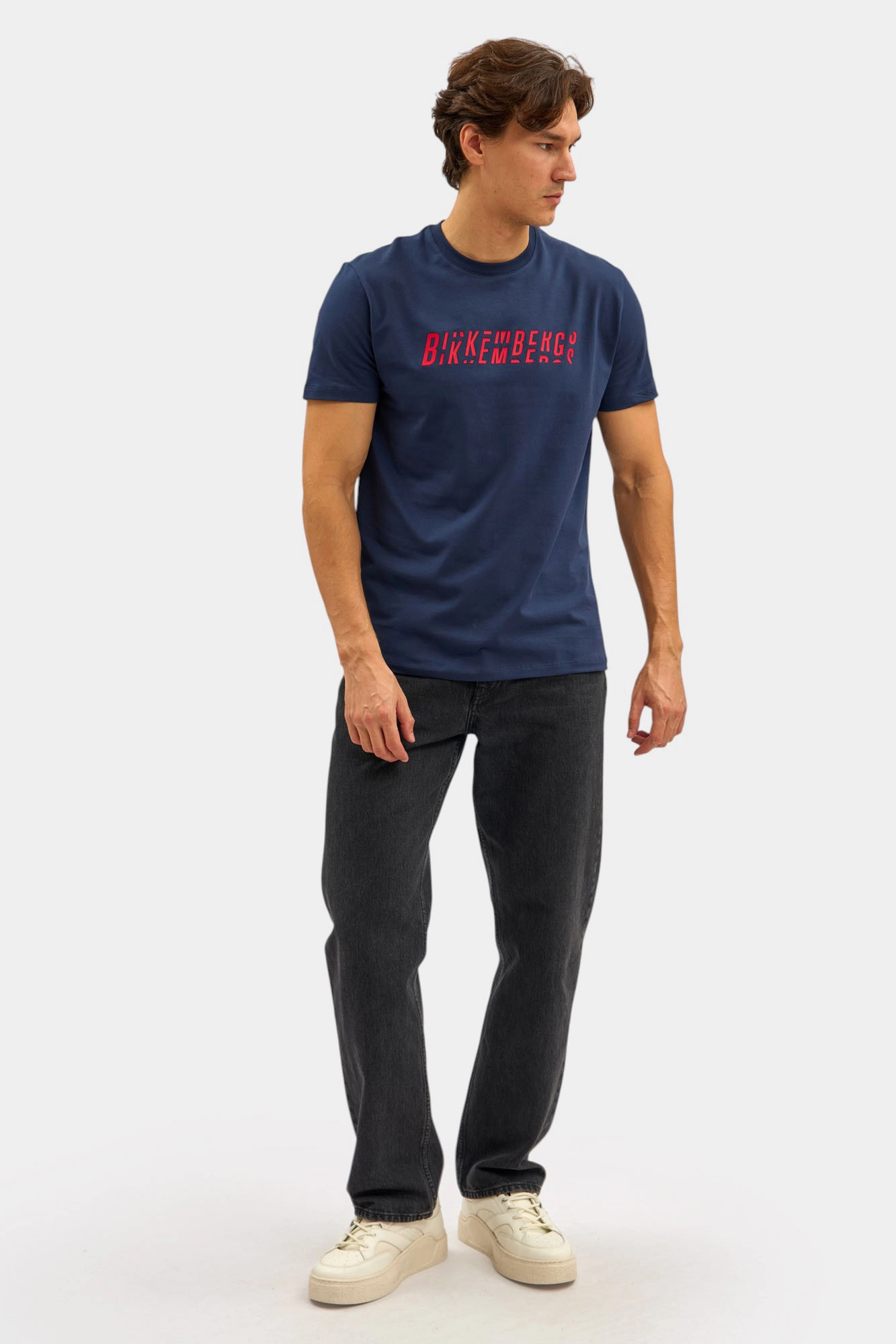 BMT1215 Футболка Bikkembergs Синий