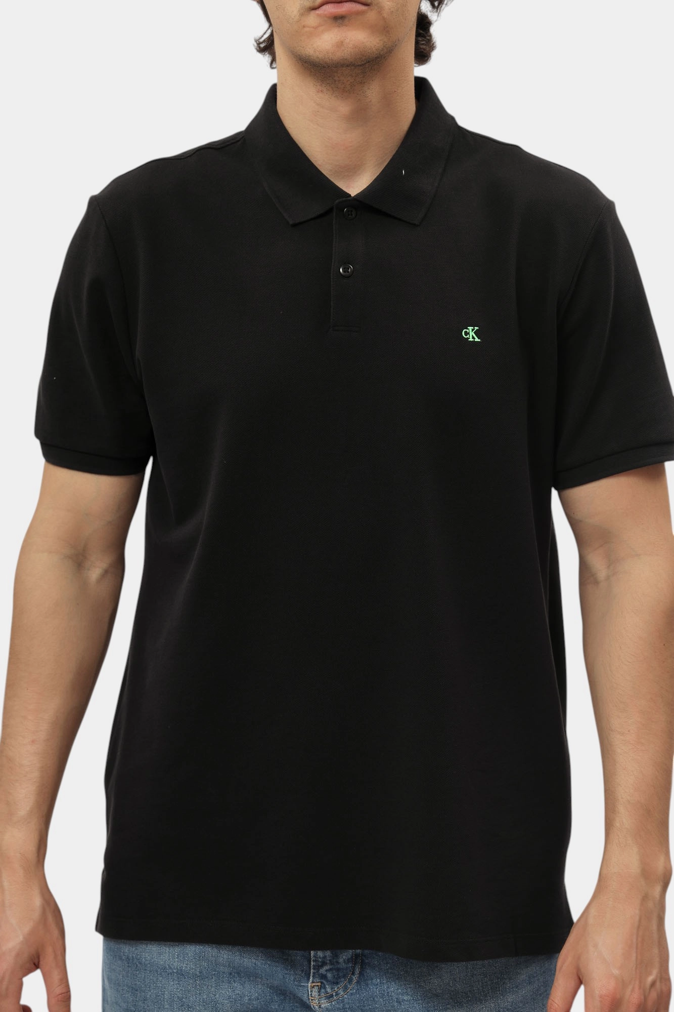 LV040EM269 Поло Calvin Klein Jeans Черный
