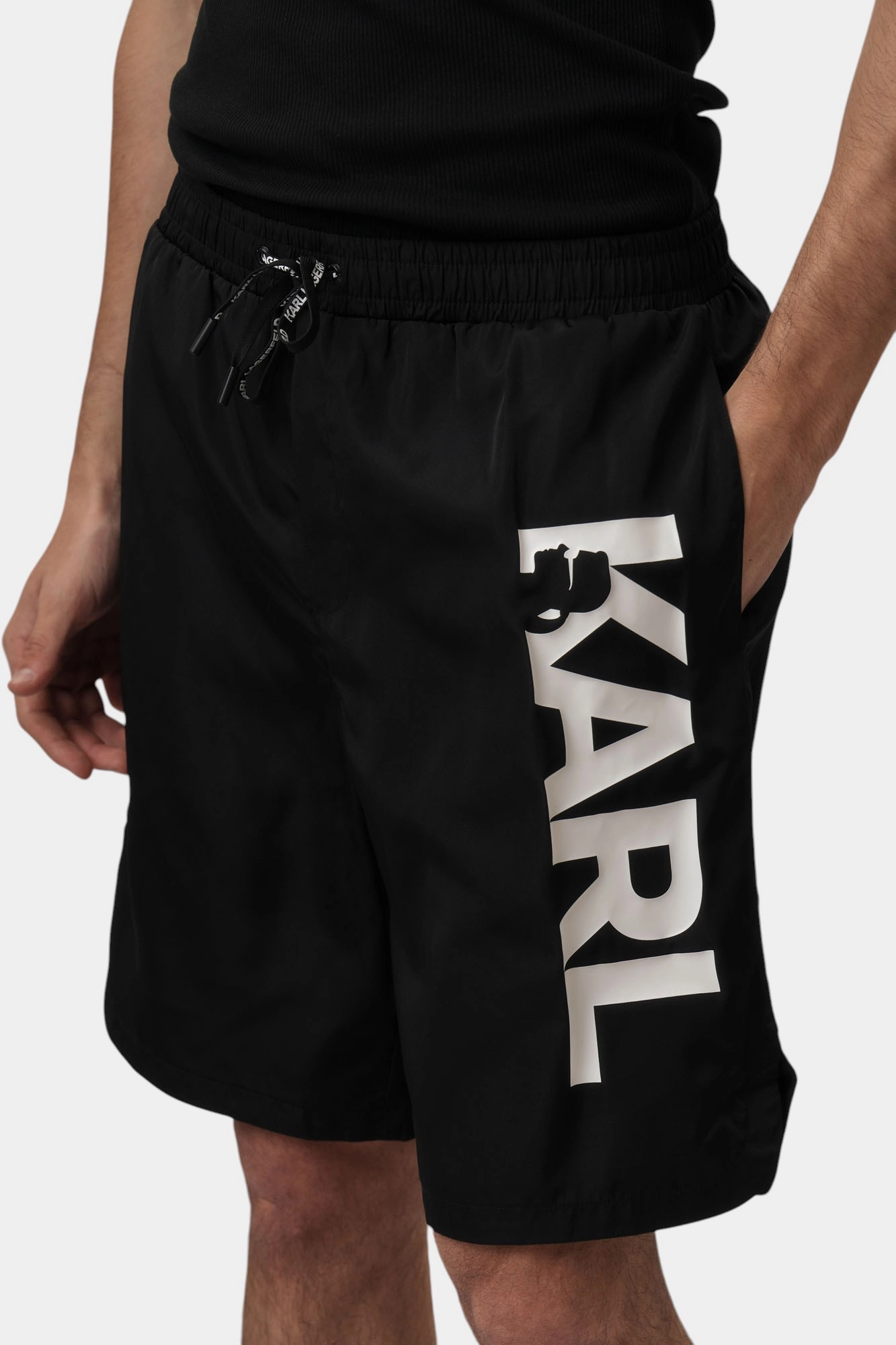 A1M4600 Шорты плавательные Karl Lagerfeld Черный