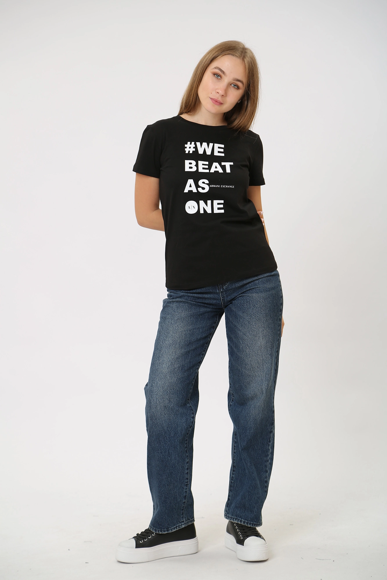 6RYJ83_Y11EZ брюки джинсовые armani exchange