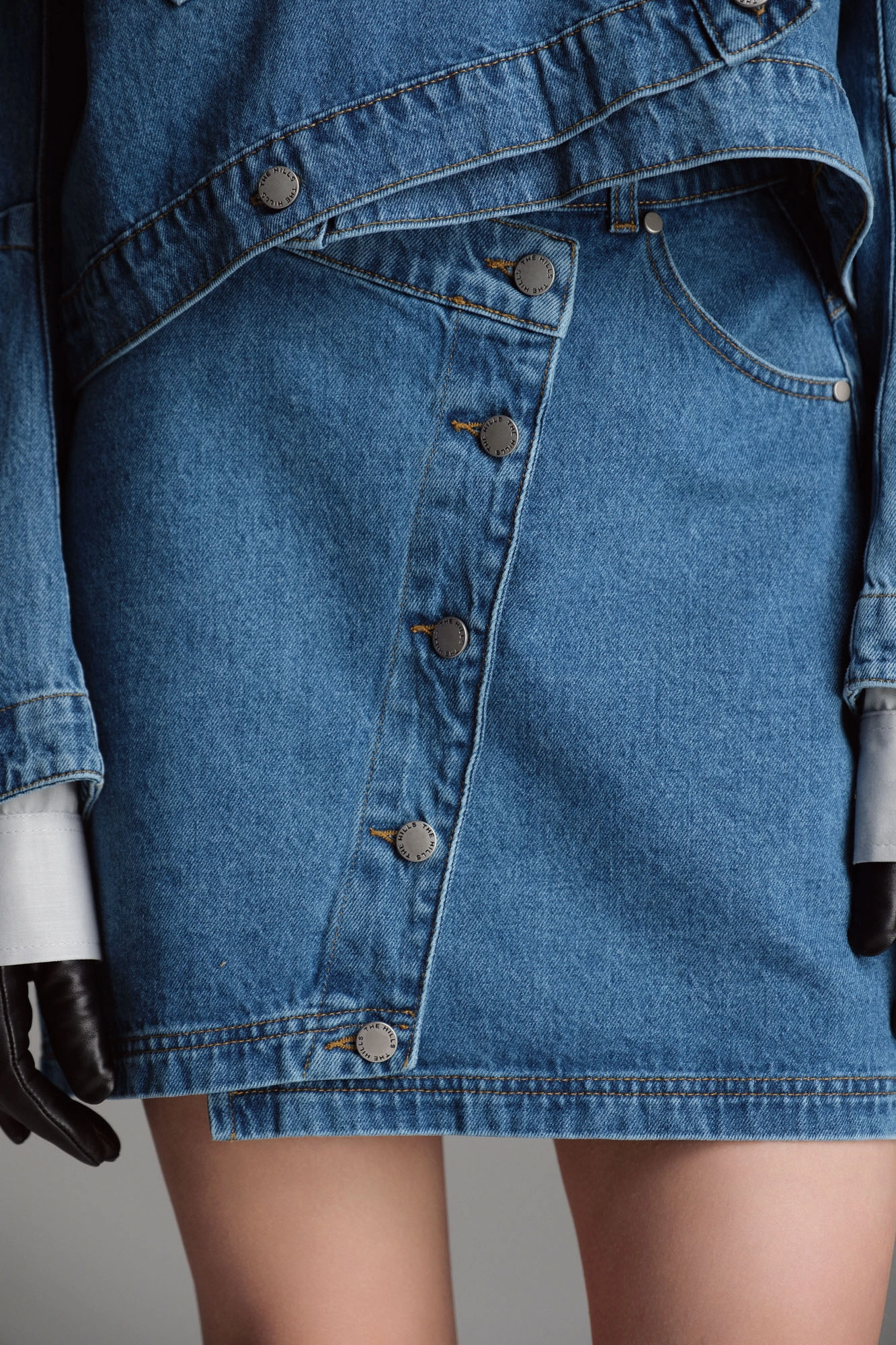 W-242-VI-56-0094 юбка джинсовая the hills 