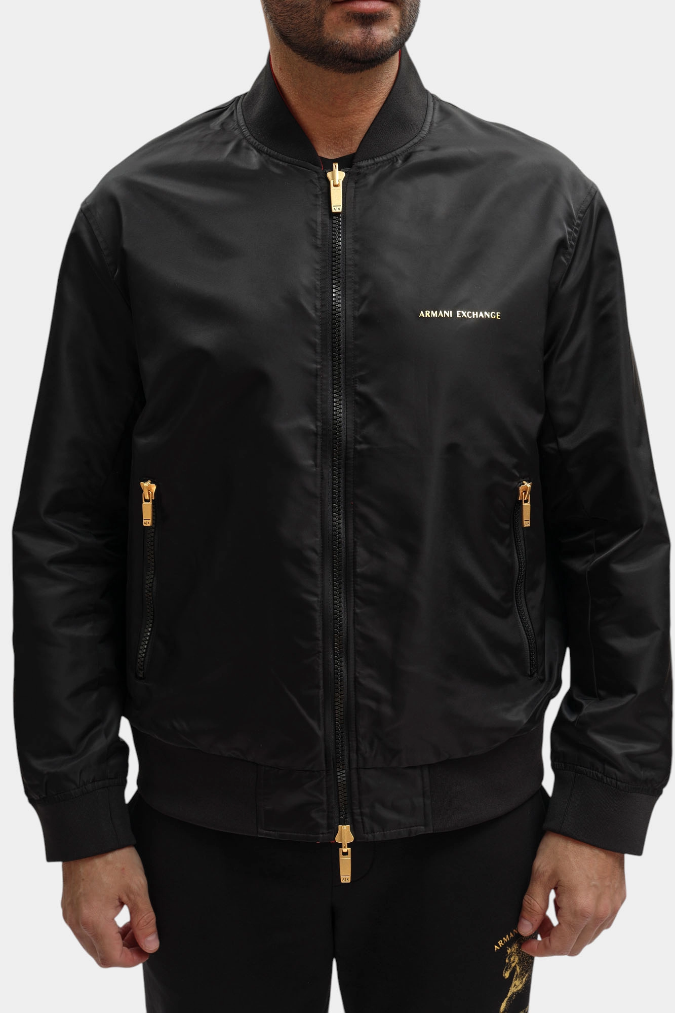 XM002026_AF19828 Бомбер Armani Exchange Черный