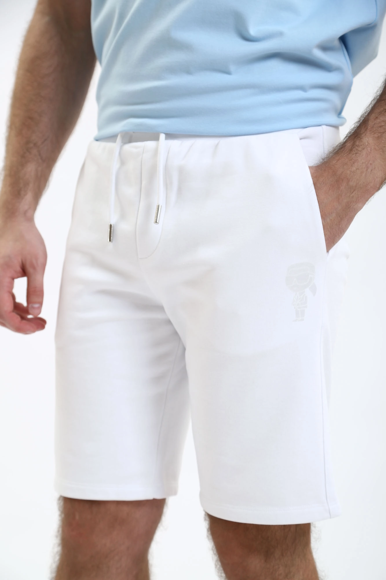 541900_705403 Шорты трикотажные Karl Lagerfeld Белый