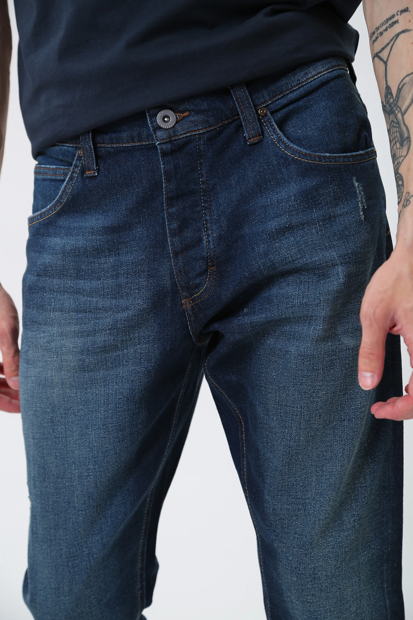 1013428-5000 Джинсы Toledo Tapered Mustang Синий