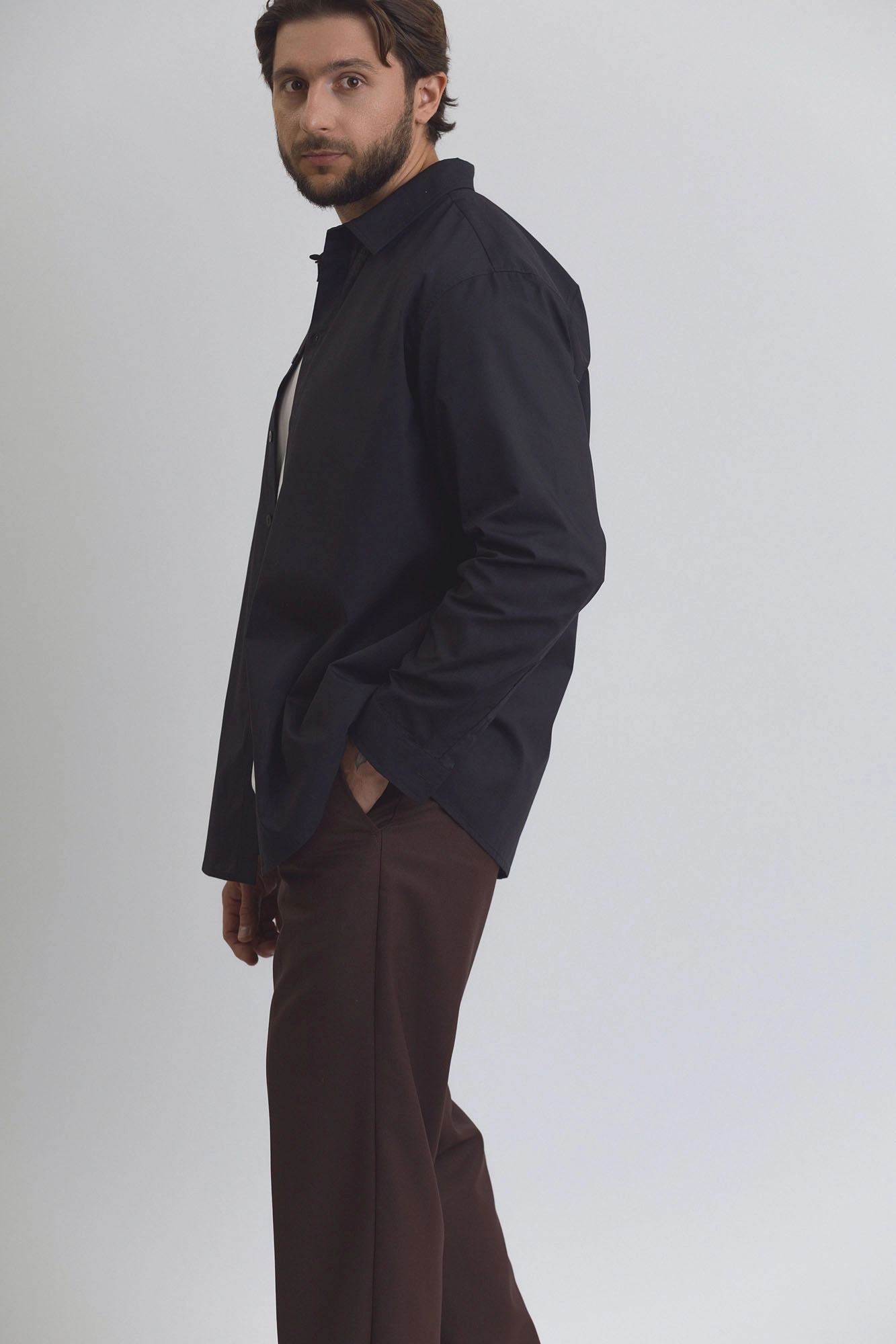 M-252-TH-56-2202 Рубашка с длинным рукавом The Hills Черный