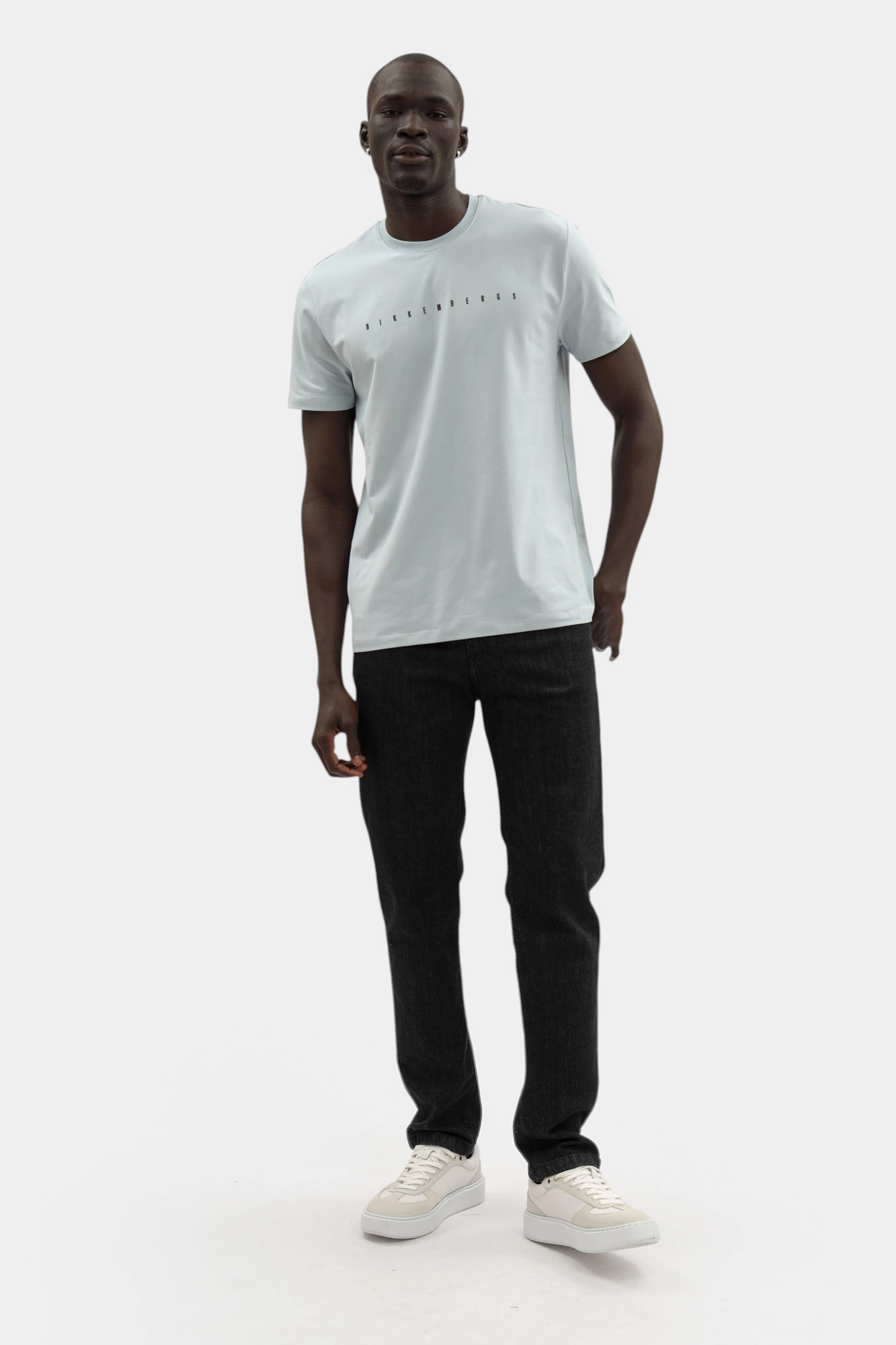 BMT1212 Футболка Bikkembergs Голубой