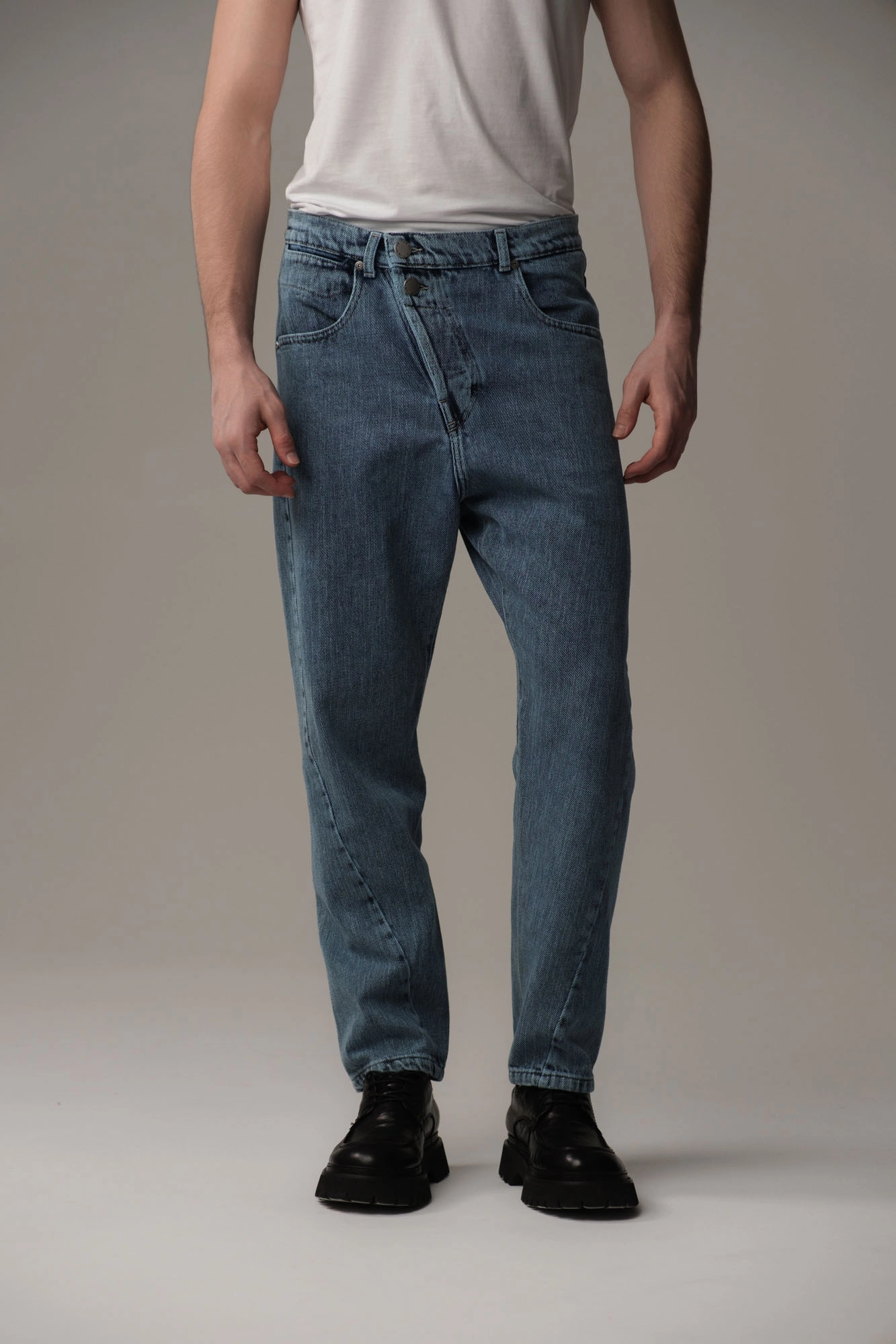 M-251-ТН-56-0061 Брюки джинсовые The Hills Синий