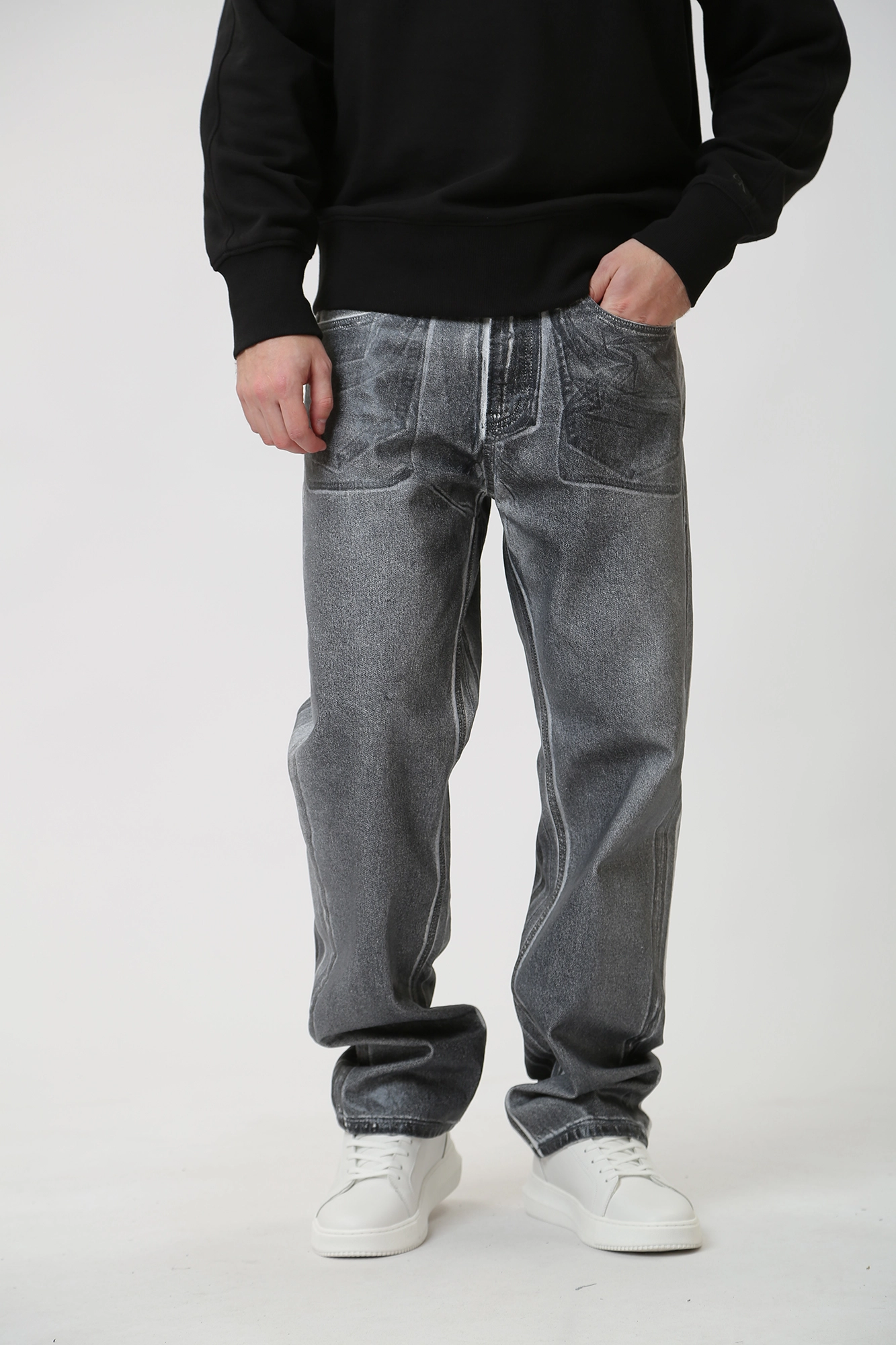 90 S STRAIGHT Calvin Klein Jeans J30J324588 1A4 Med Online.ru