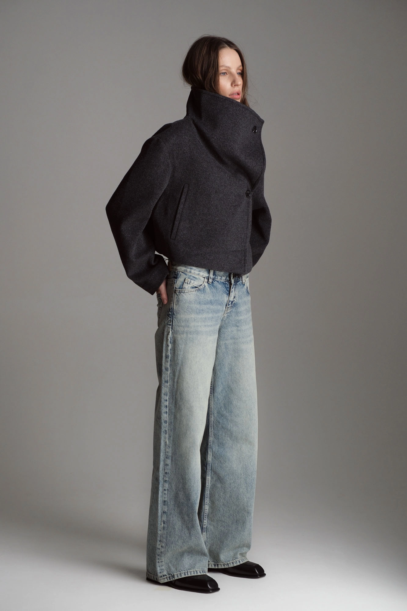 W-242-TO-56-4874 джинсы широкие the hills 