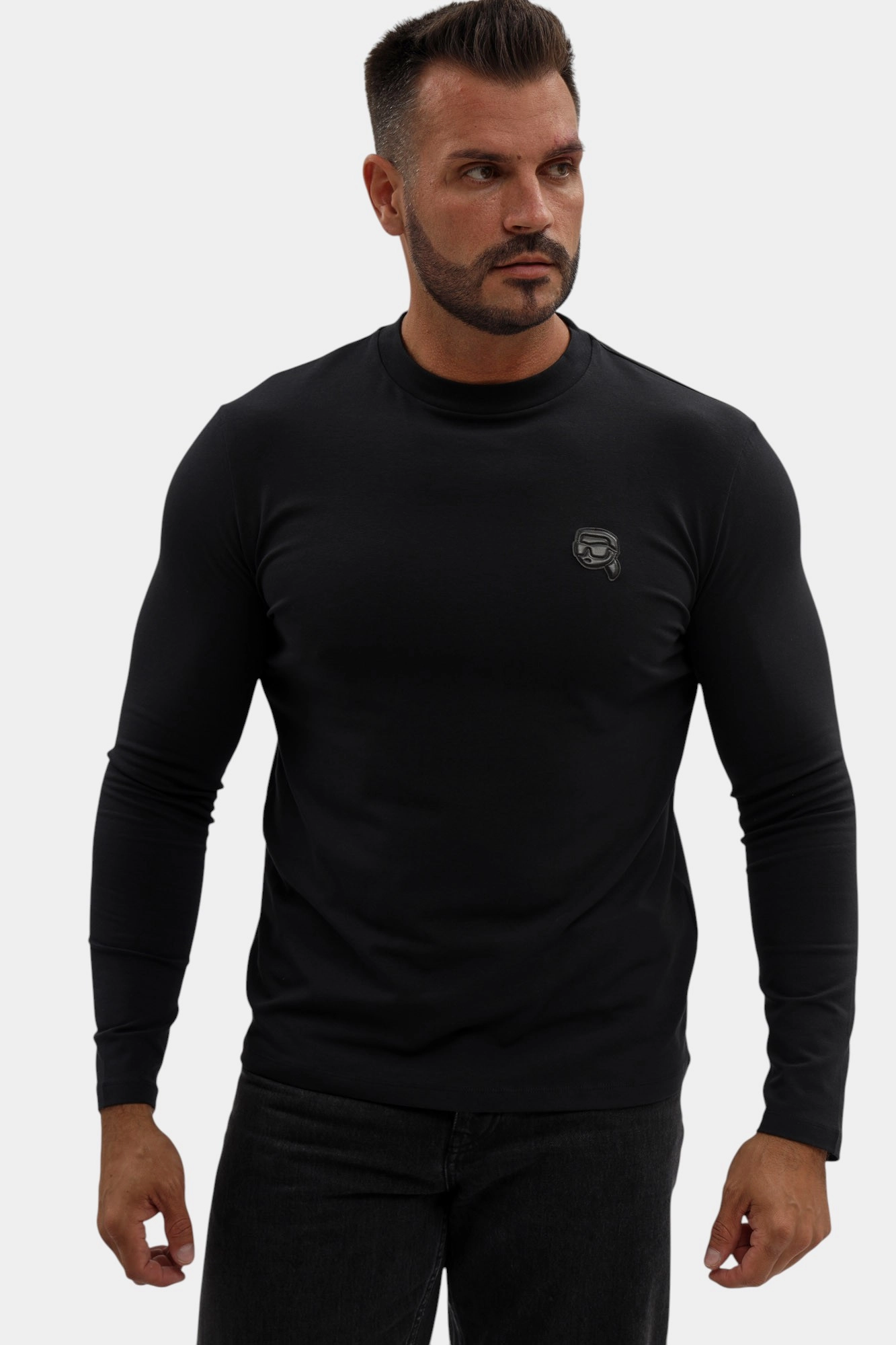 554235_755052 Лонгслив Karl Lagerfeld Синий