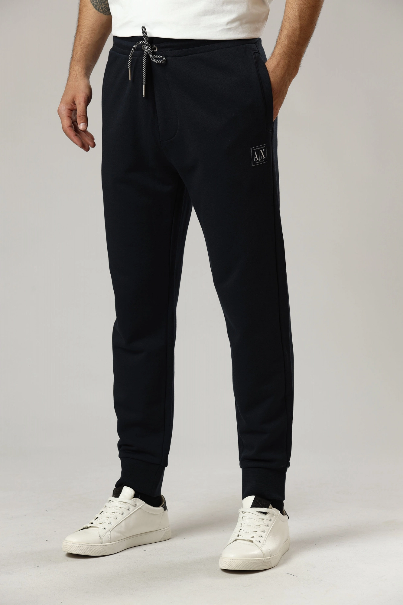 3LZPAF_ZJFAZ Брюки спортивные джоггеры Armani Exchange Синий