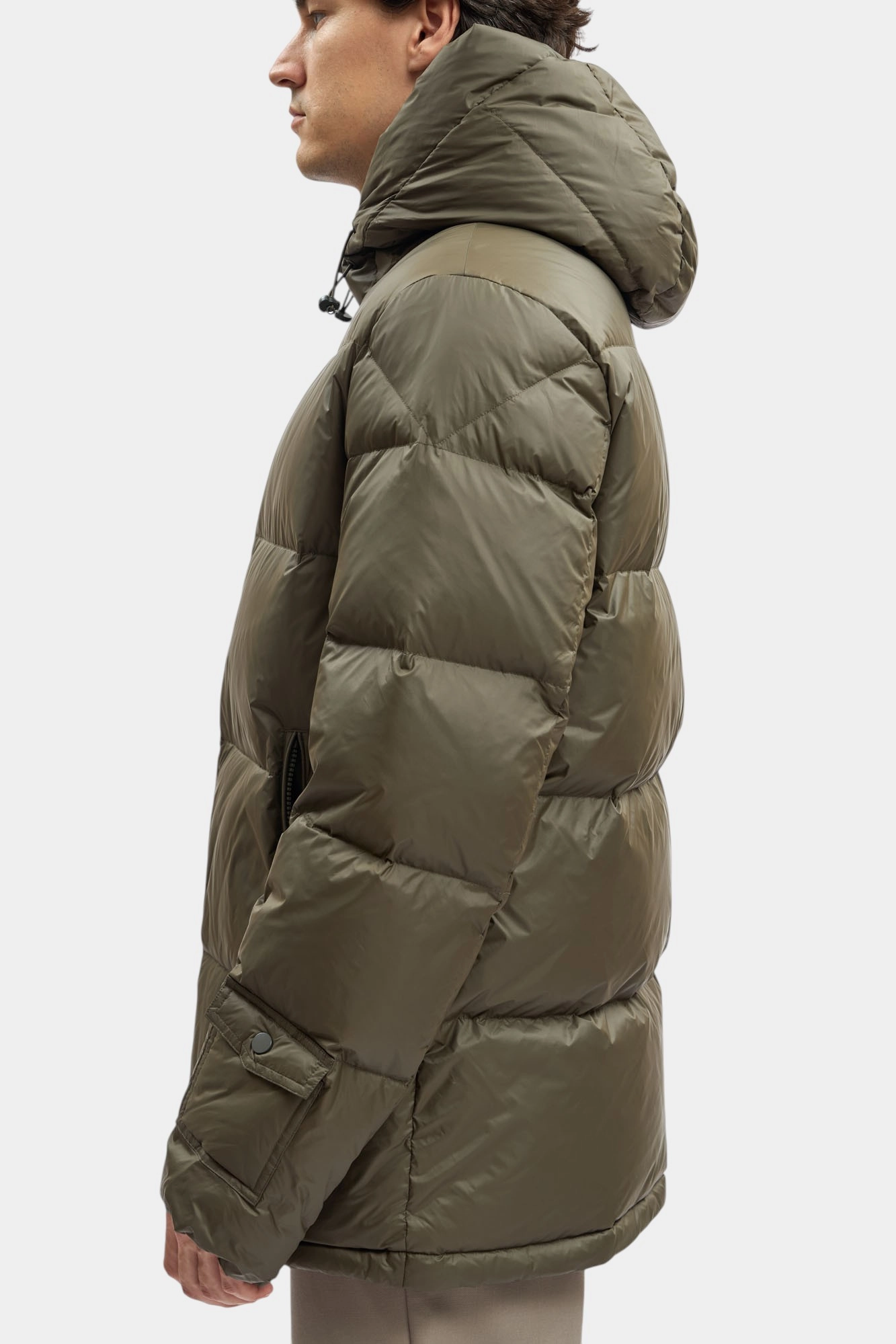 M-KX-252-56-1399 Пуховик The Hills Зеленый