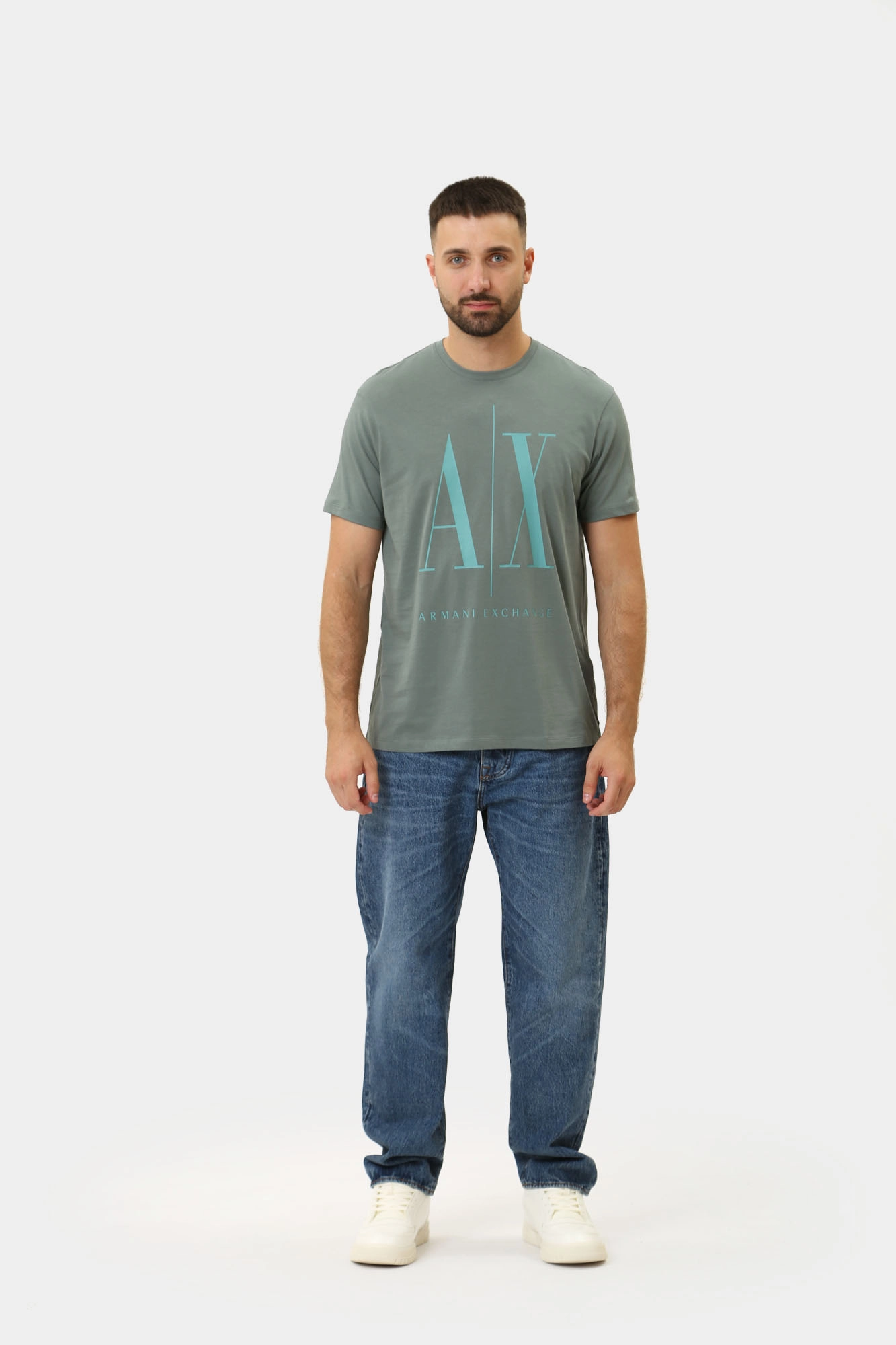 8NZTPA_ZJH4Z Футболка Armani Exchange Зеленый