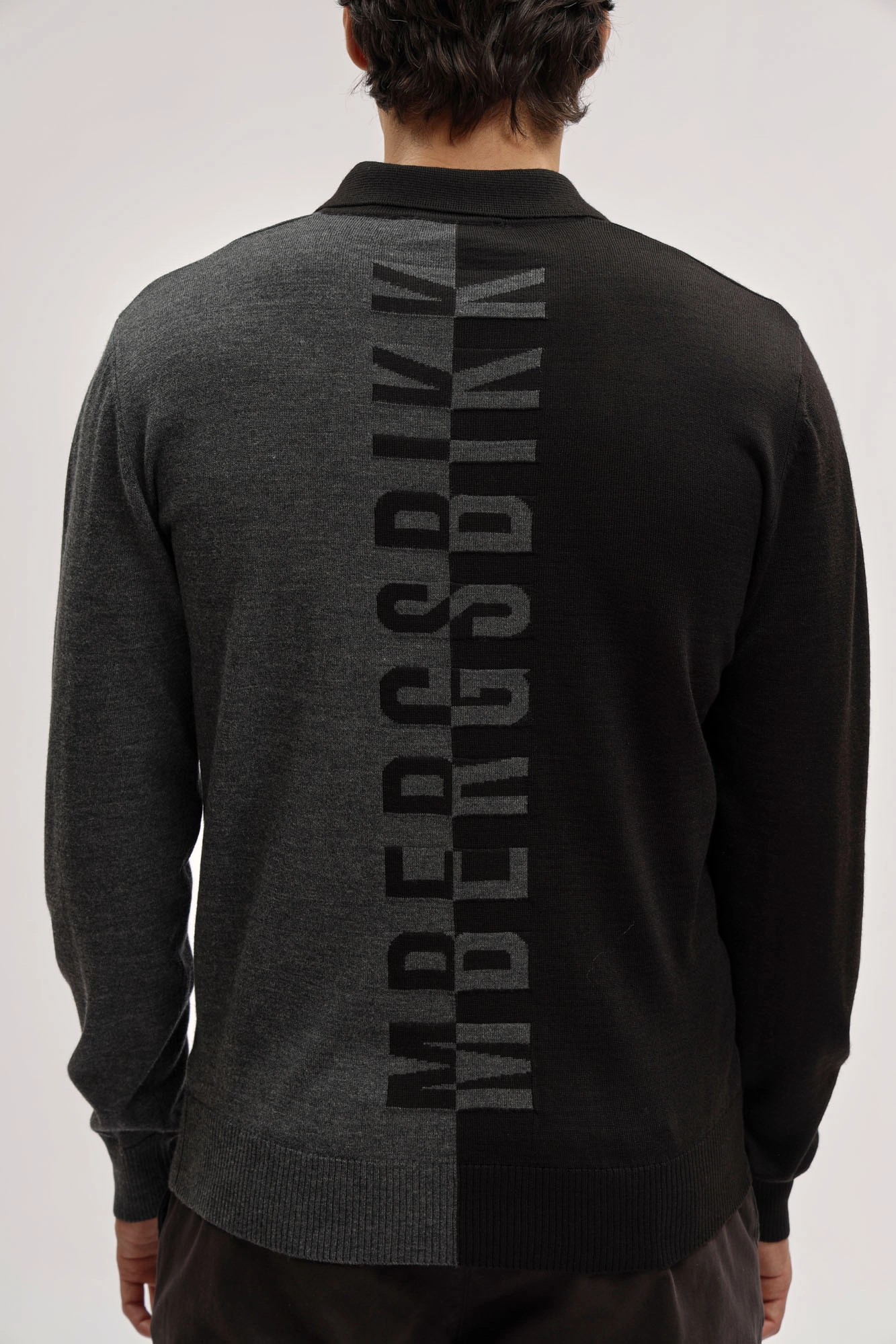 BMM1142 Поло с длинным рукавом Bikkembergs Черный