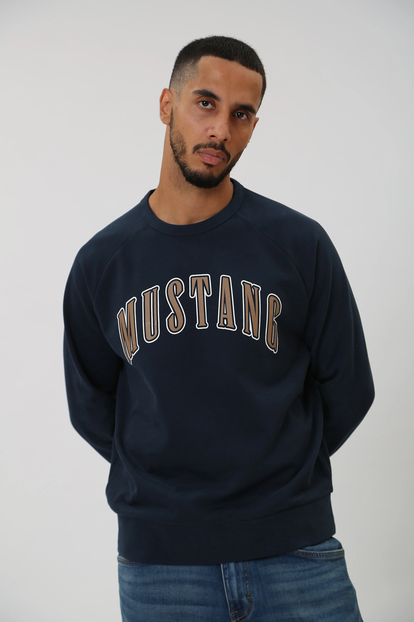 1014158 Свитшот Mustang Синий