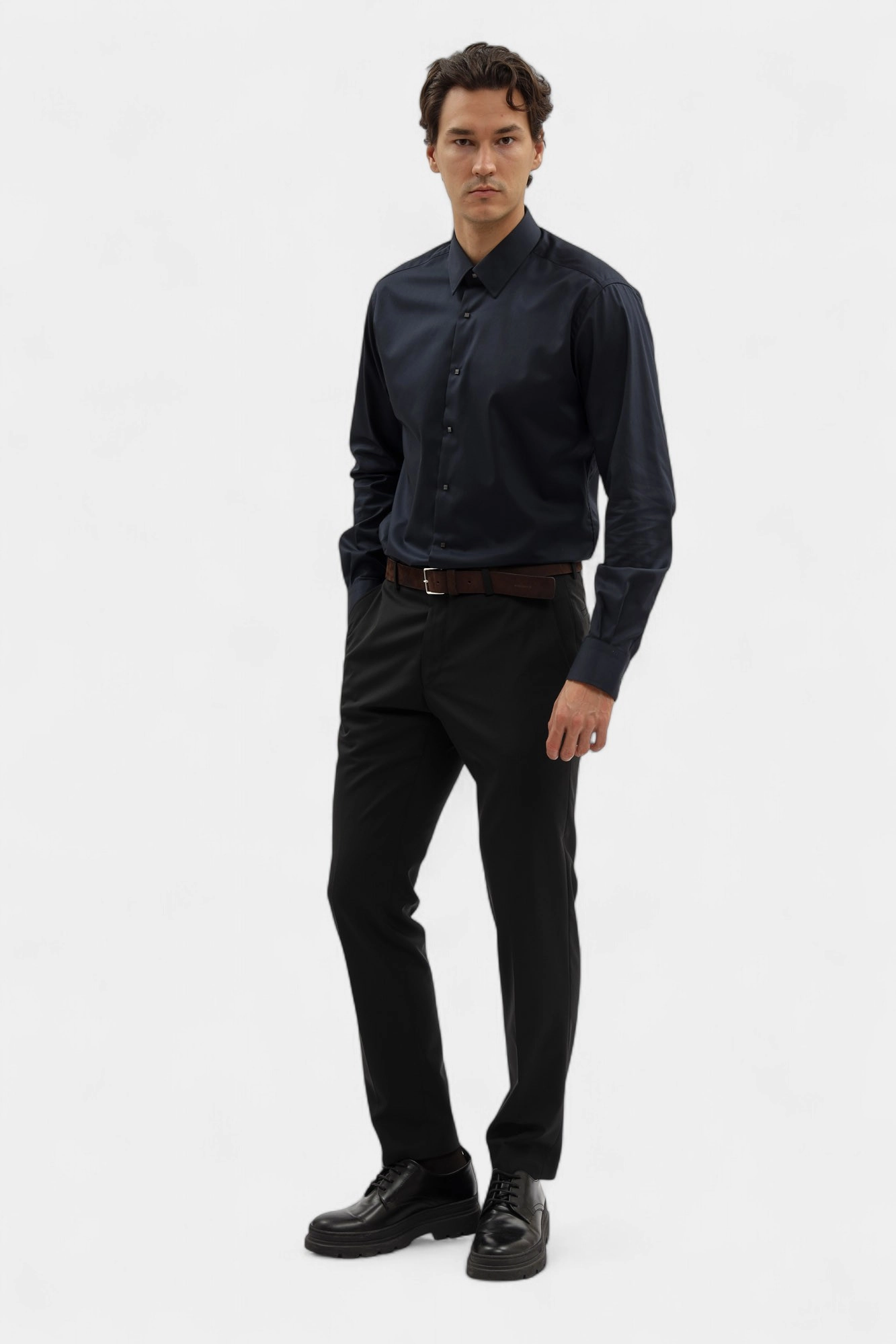 500699_605000 Рубашка с длинным рукавом Karl Lagerfeld Синий