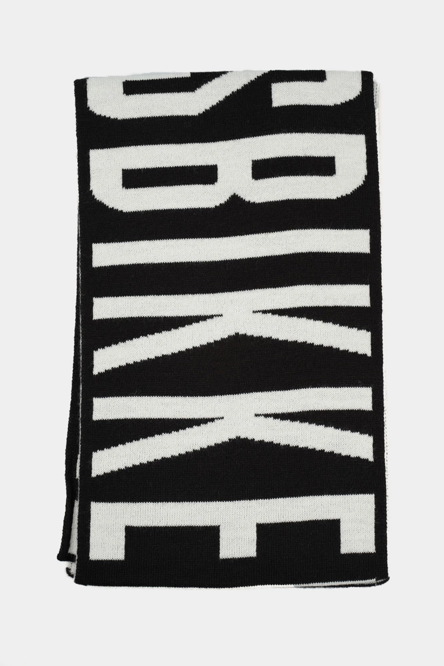 BKSC00658K Шарф Bikkembergs Черный