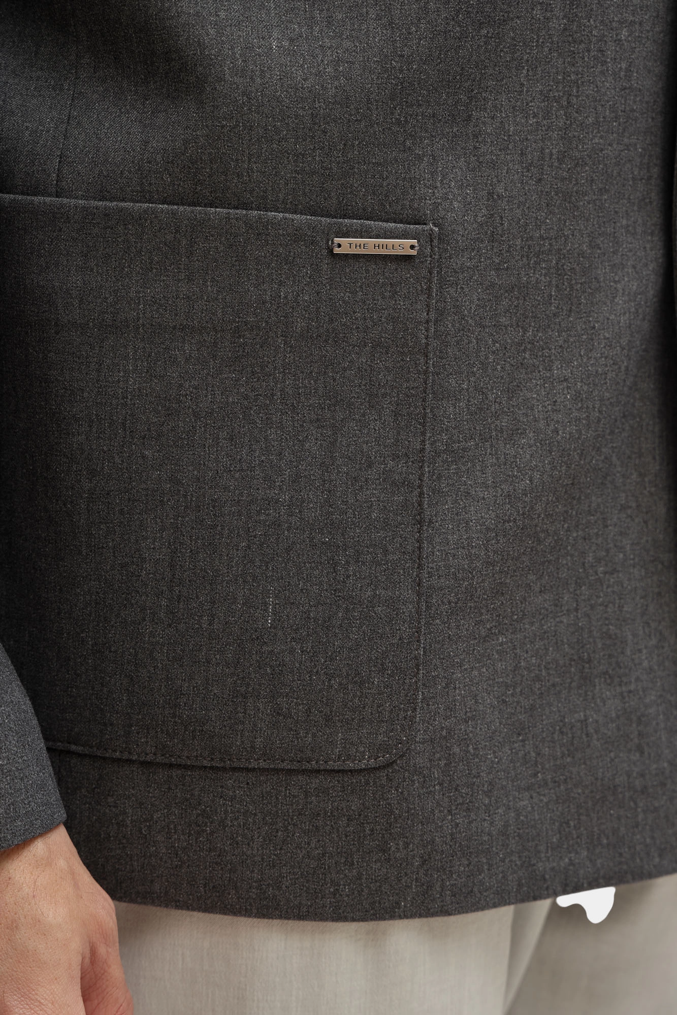 M-261-NN-56-0302 Пиджак The Hills Серый