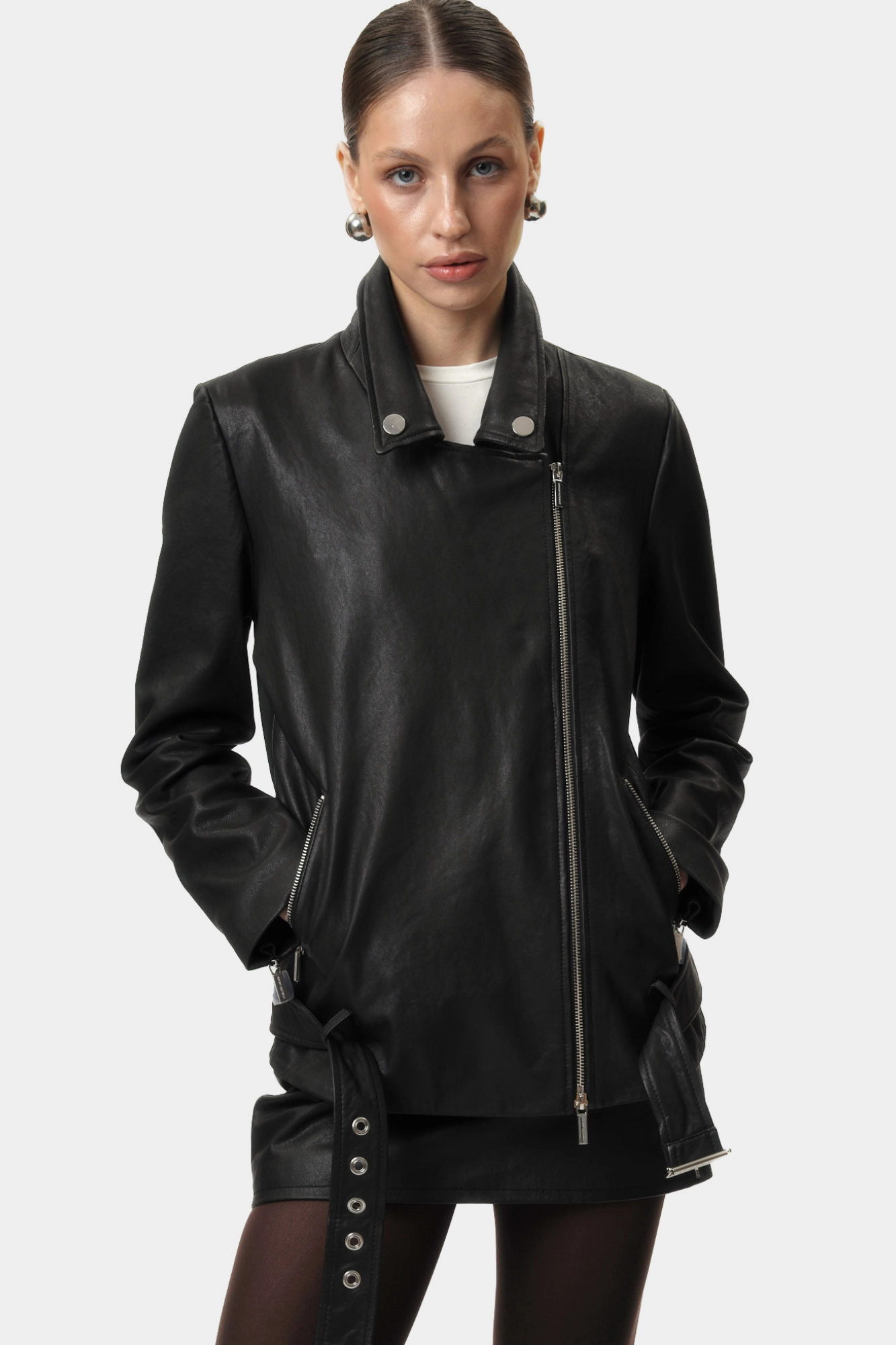 XW000218_AF10854 куртка кожаная armani exchange 