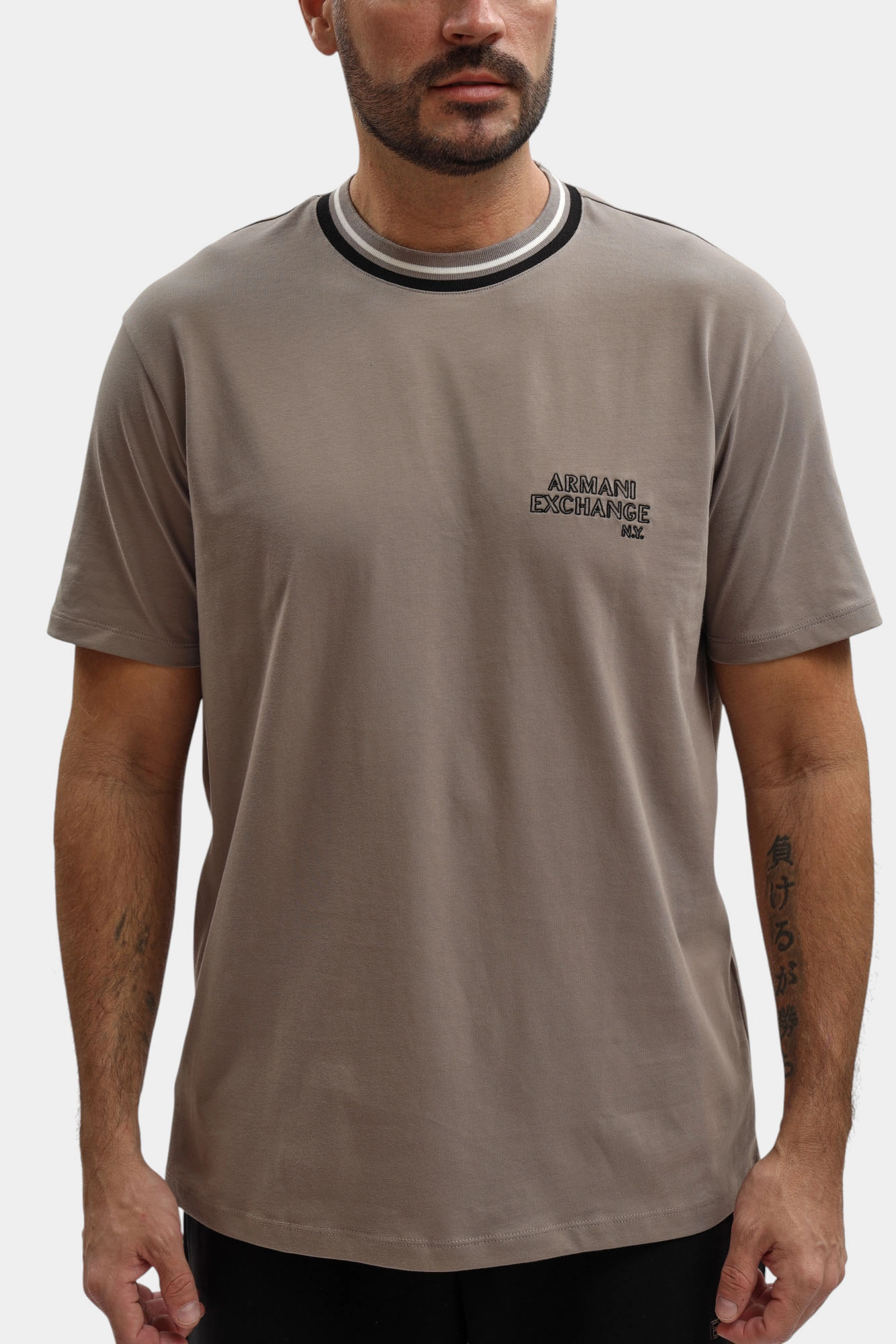 XM001795_AF10361 Футболка Armani Exchange Коричневый