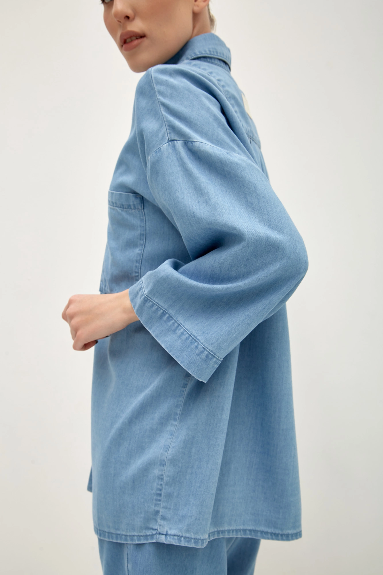 W-241-TK-56-1036 рубашка джинсовая the hills 