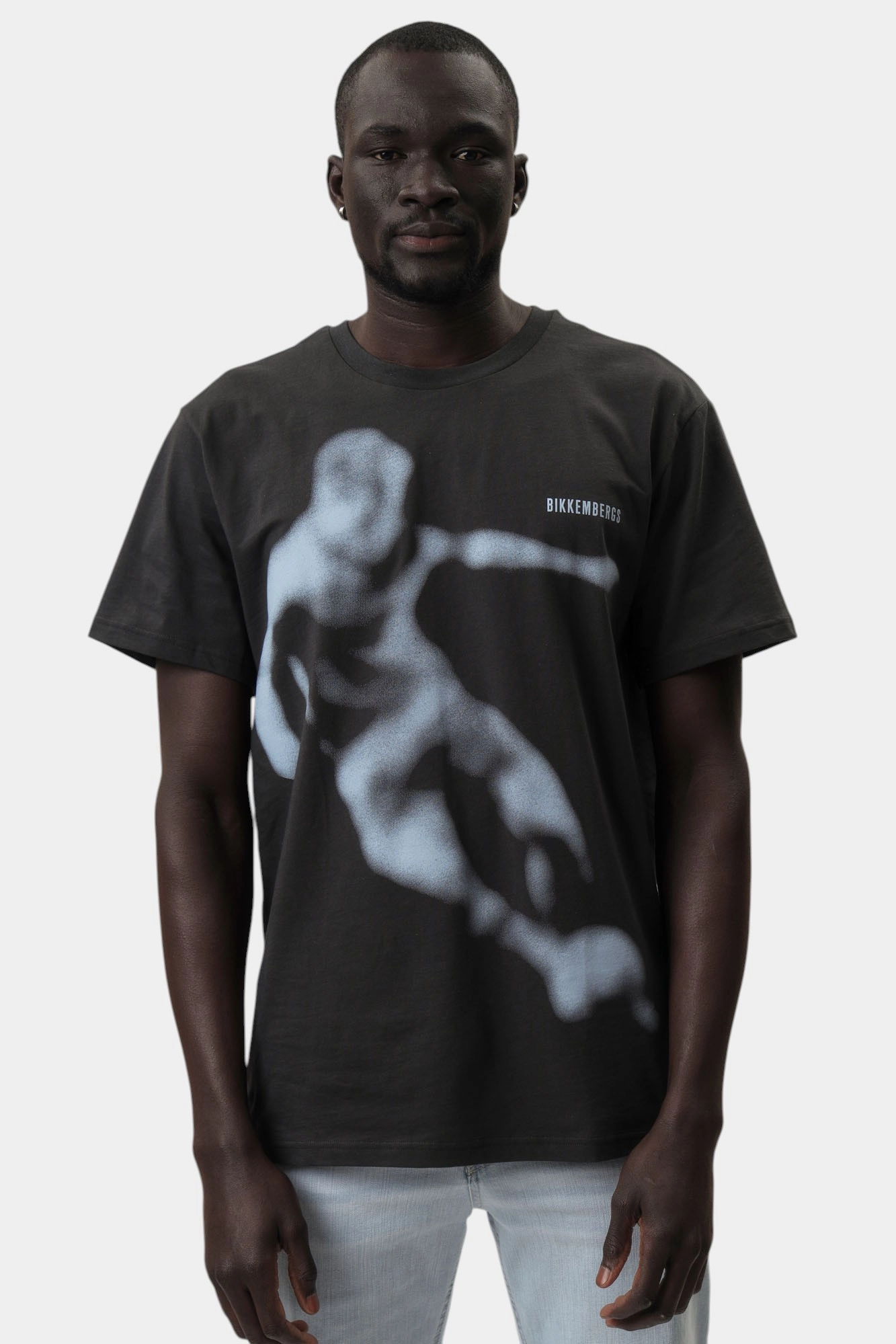 BMT0913 Футболка Bikkembergs Черный