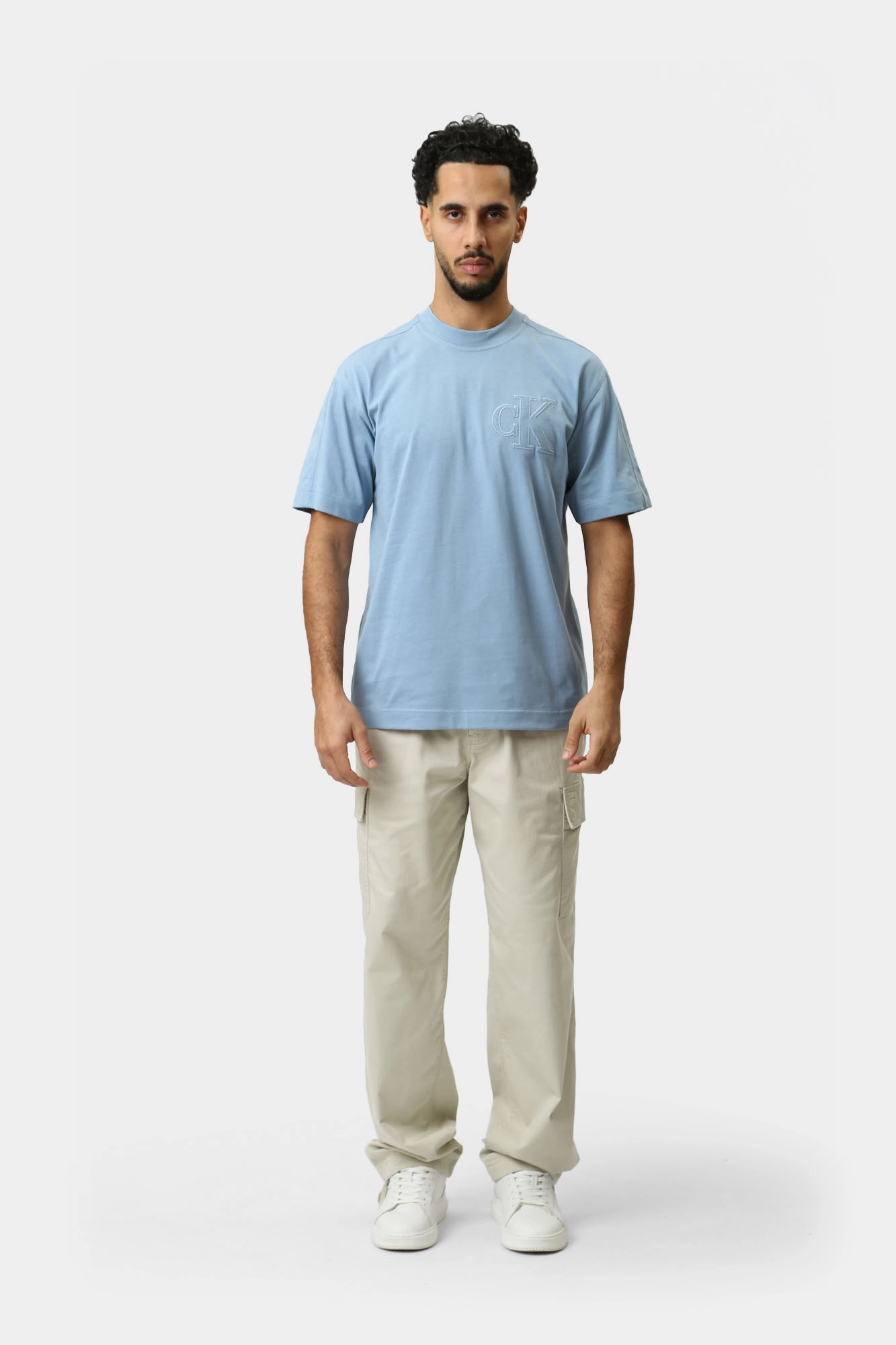 J30J325657 Футболка Calvin Klein Jeans Голубой