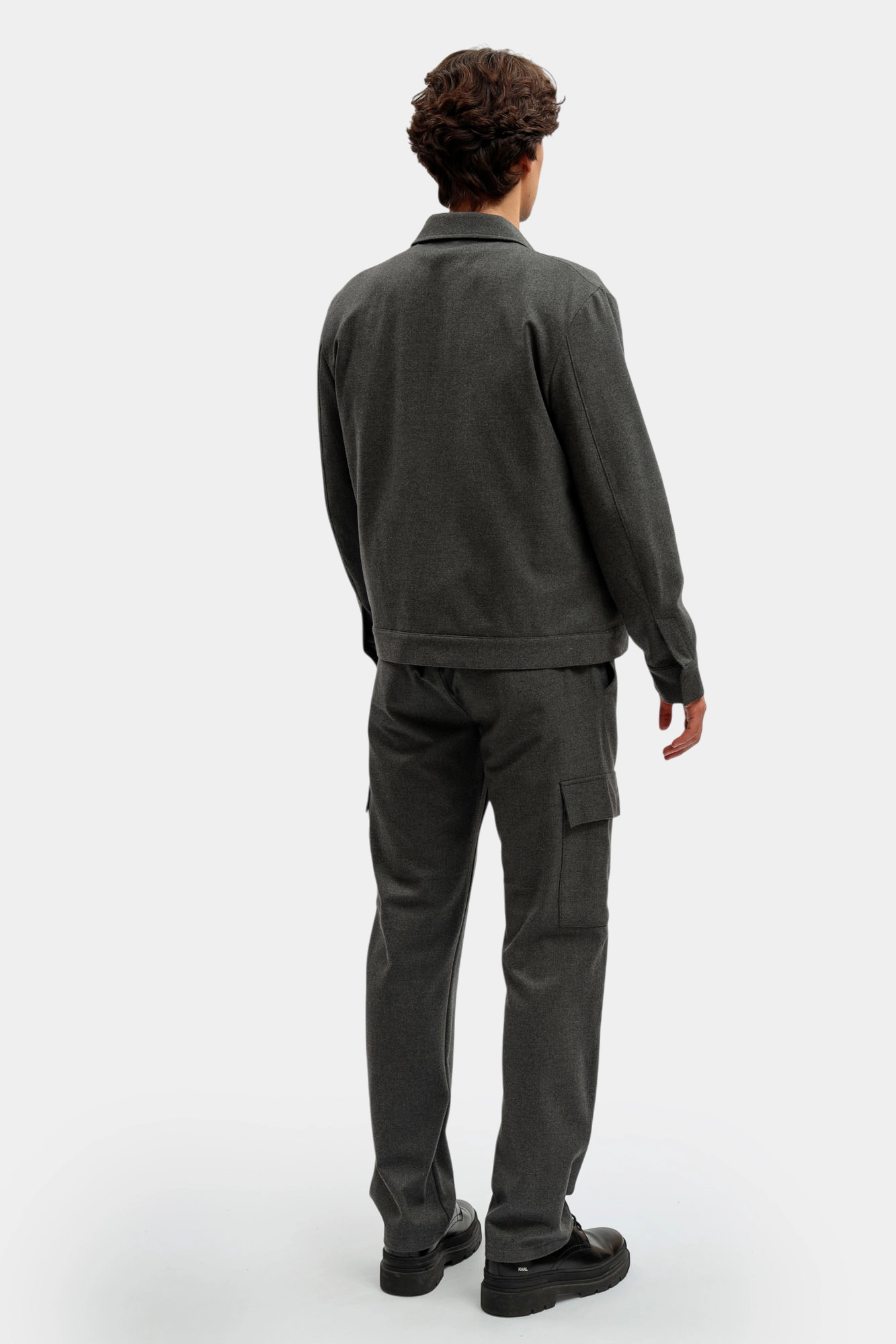 554566_505062 Рубашка Karl Lagerfeld Серый