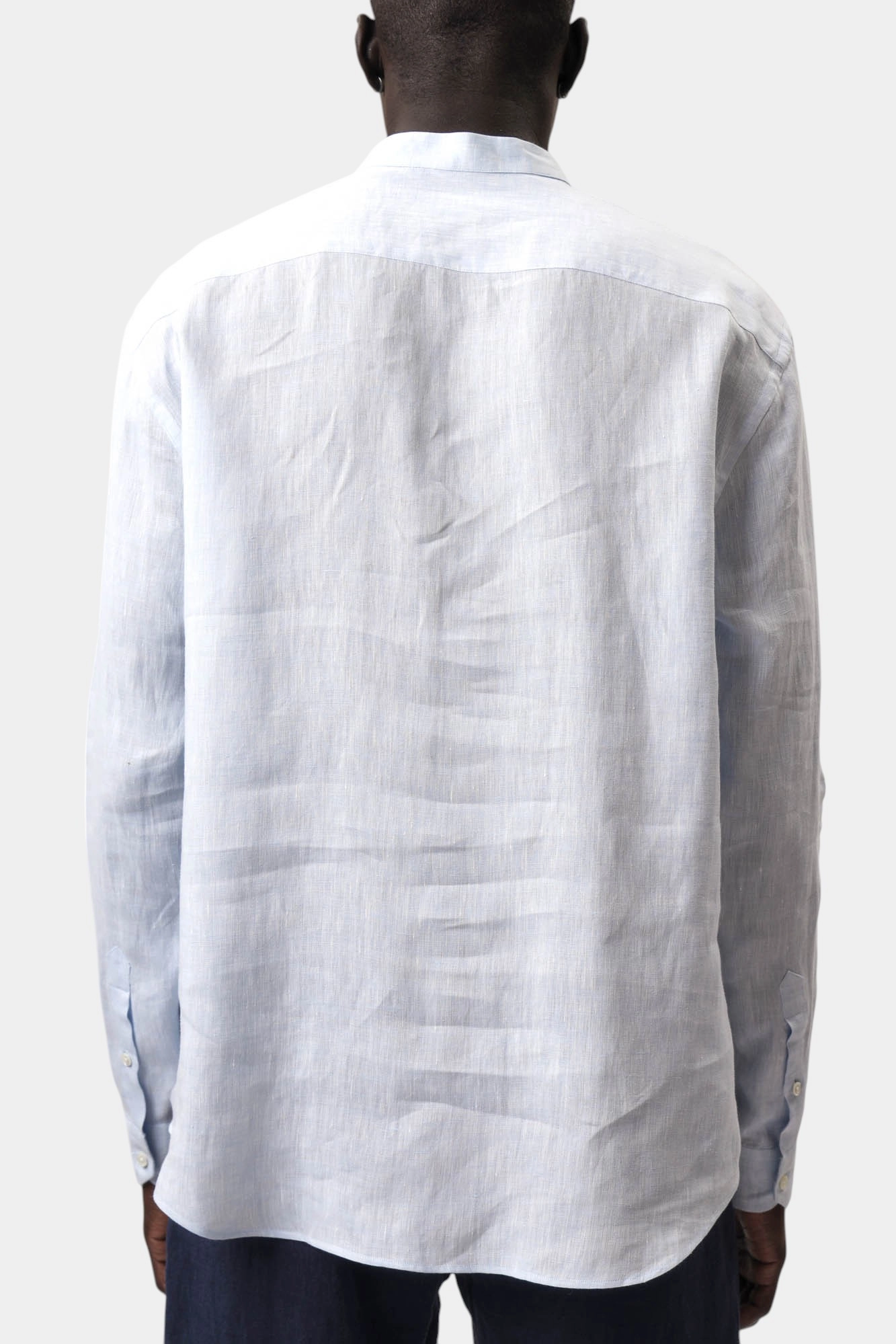 01SMGL_010F9 Рубашка Emporio Armani Голубой