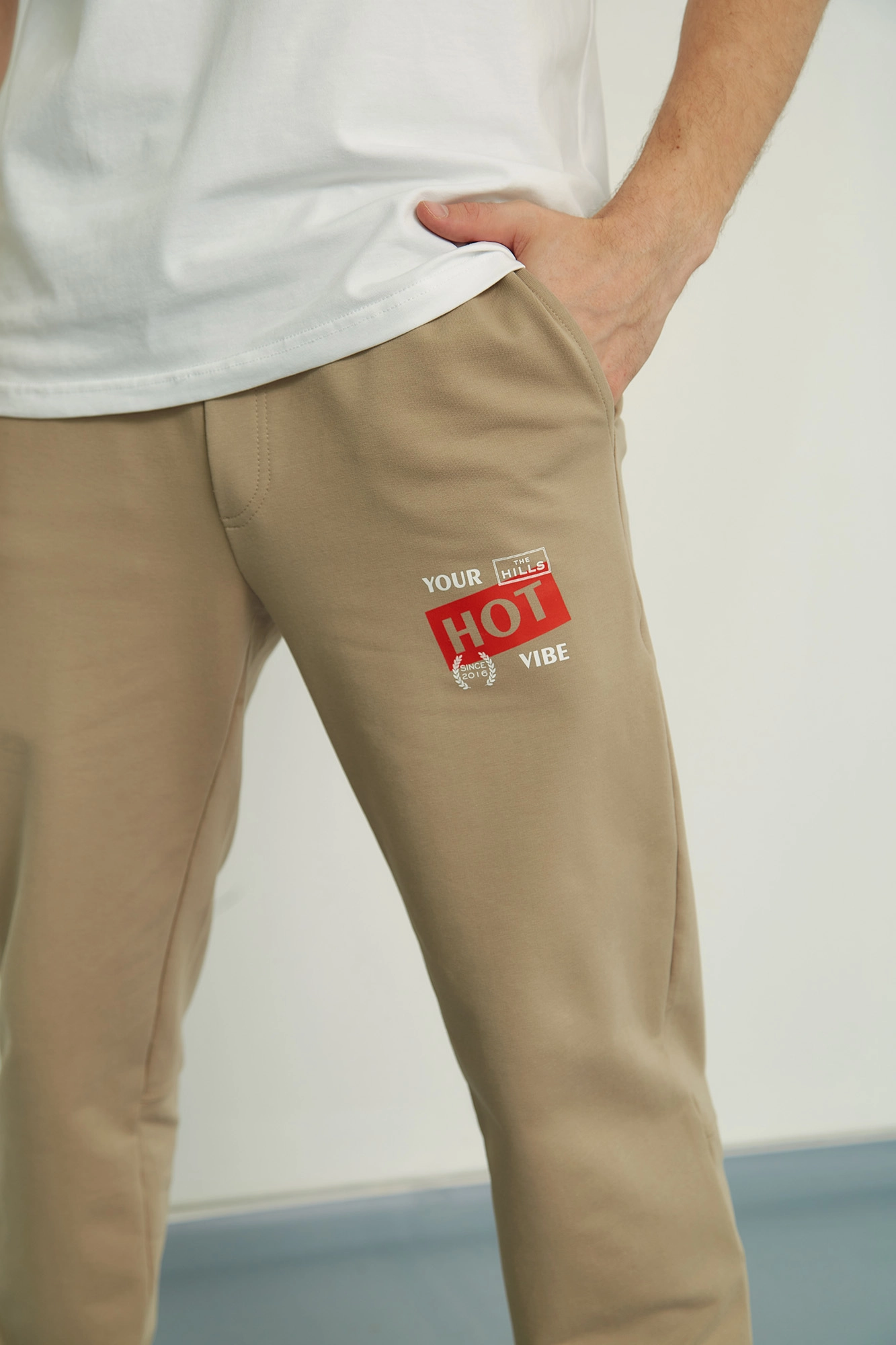 M-221-11-3339 Брюки спортивные The Hills Бежевый
