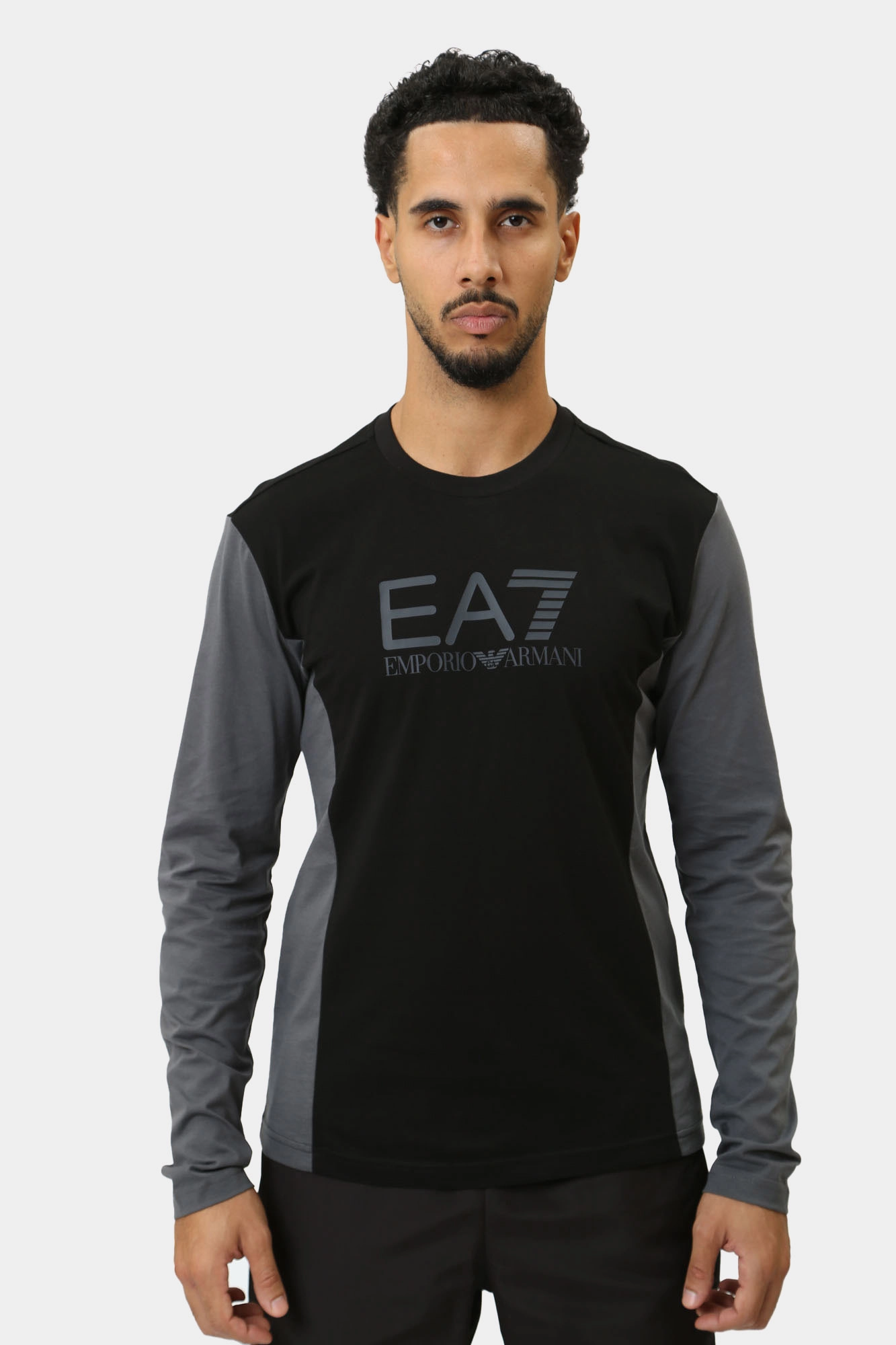 6DPT24_PJVPZ_1200 Лонгслив EA7 Черный