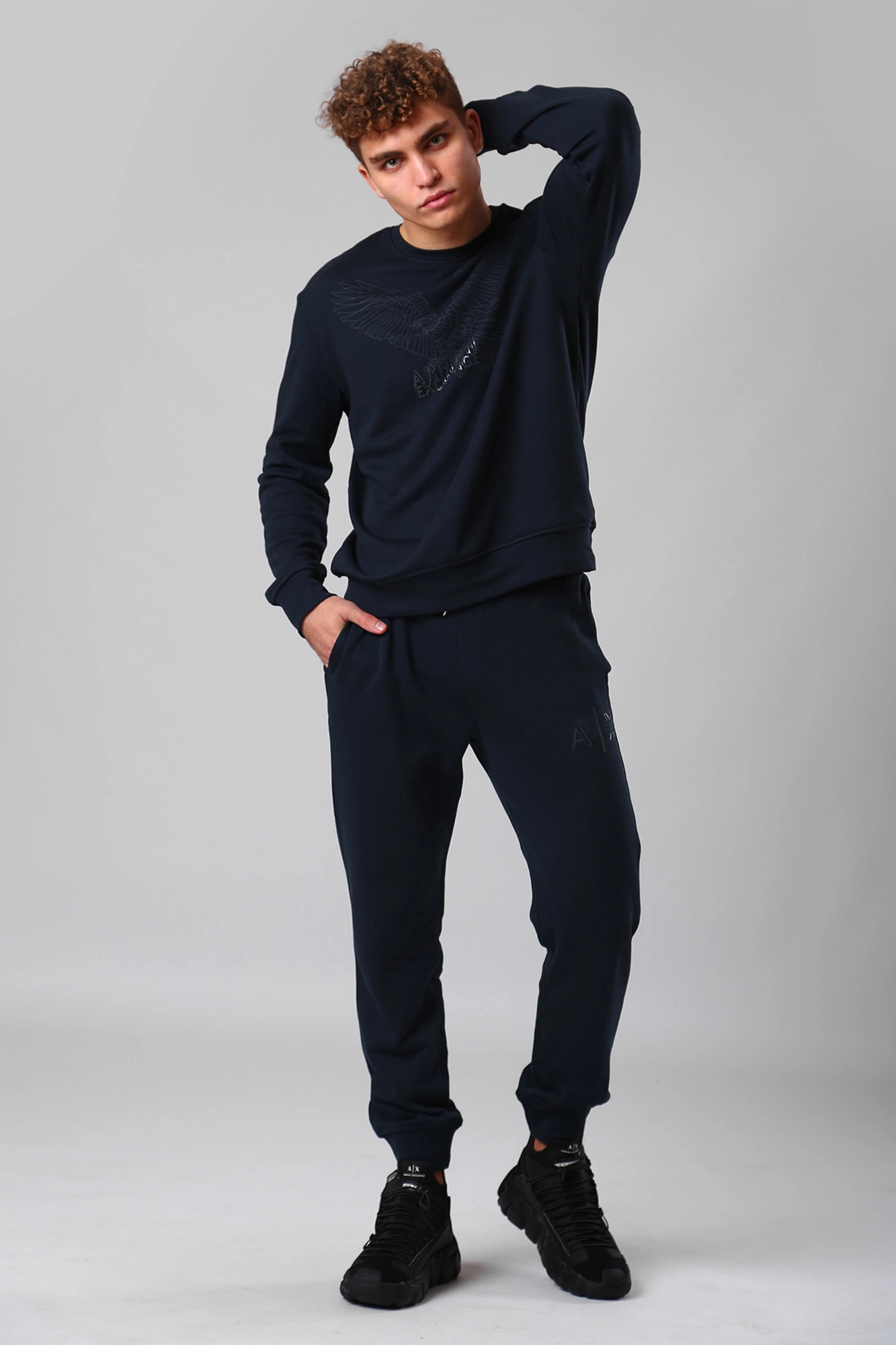 6LZPHG_ZJ6RZ Брюки спортивные Armani Exchange Синий