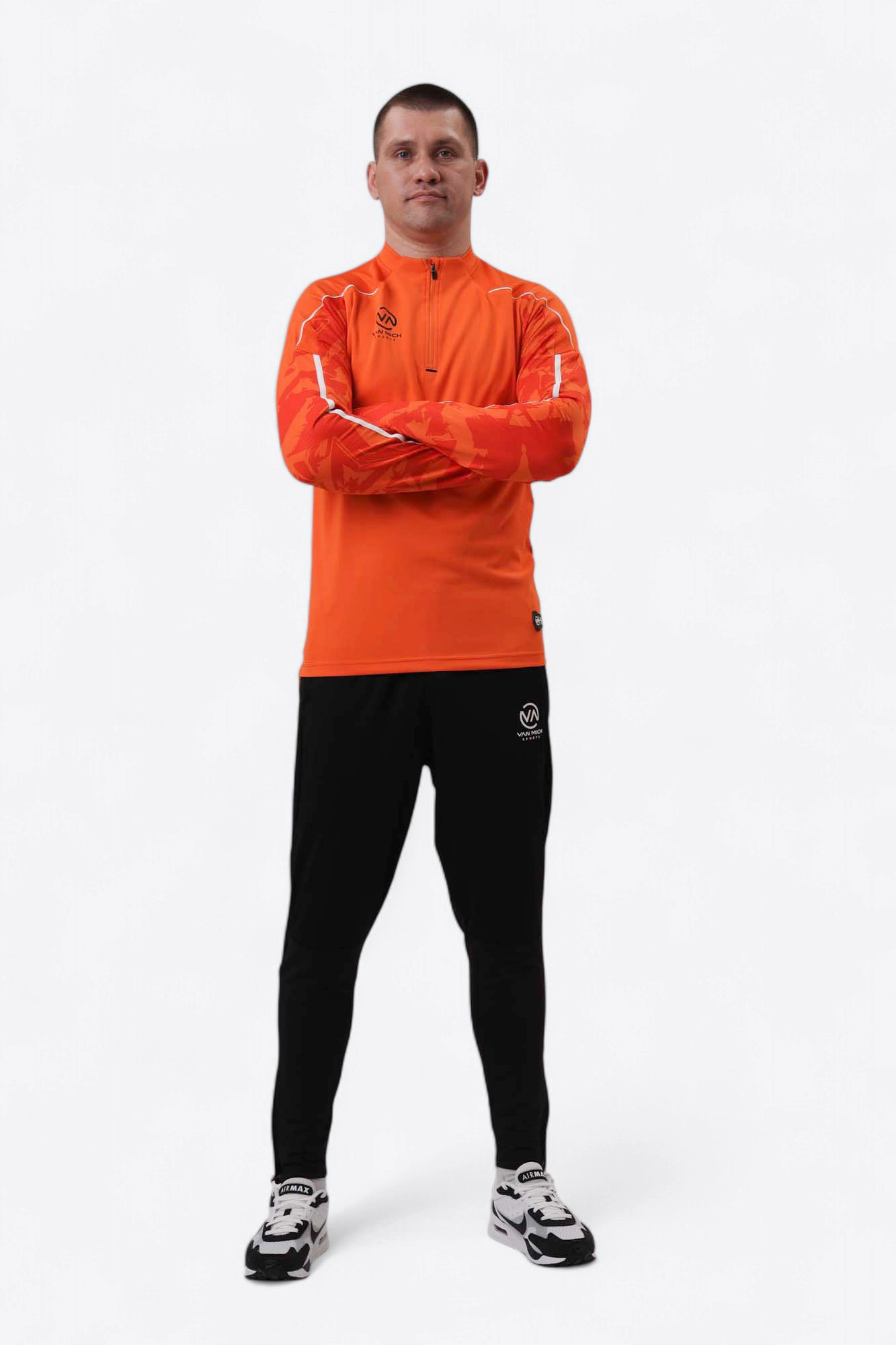 IND3702 Джемпер тренировочный Van Mich Sports Оранжевый