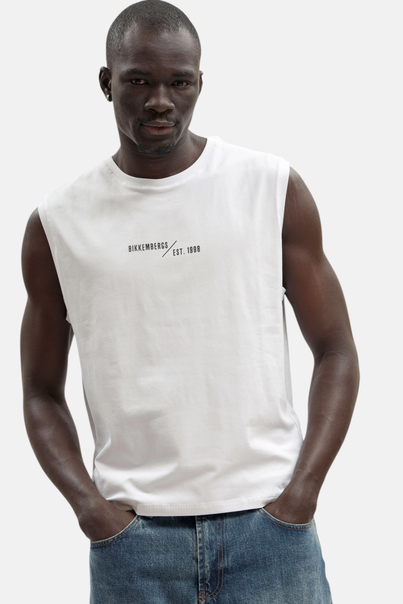 BMT1563 Майка Bikkembergs Белый