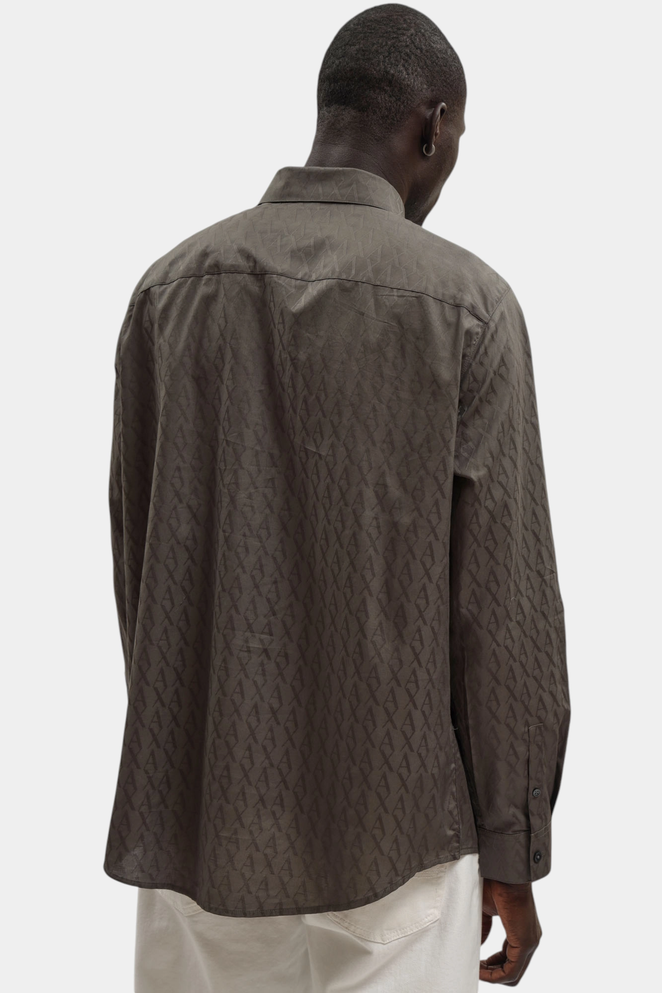 XM001587_AF16631 Рубашка Armani Exchange Серый