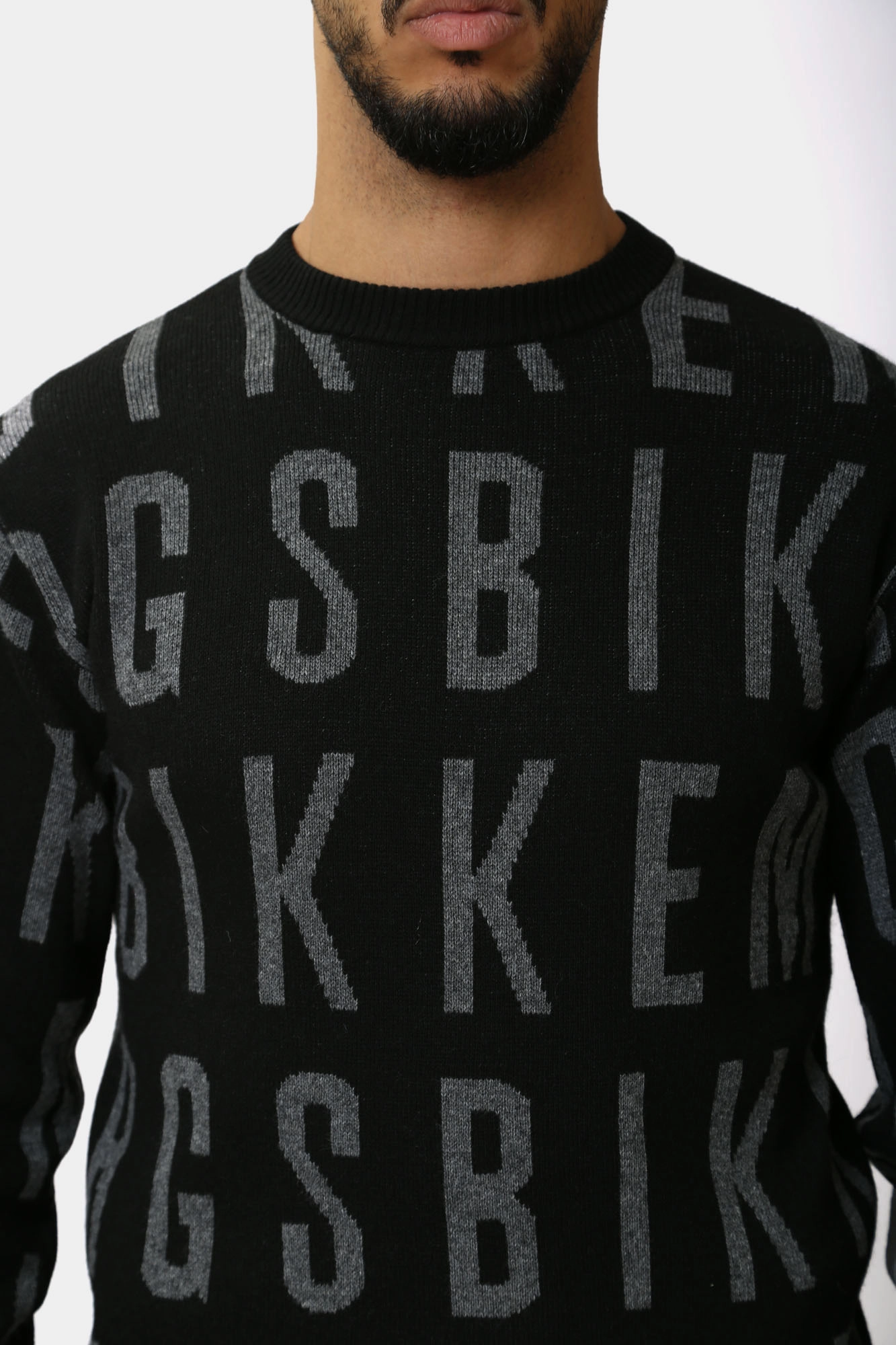 PBMM0377 Джемпер Bikkembergs Черный