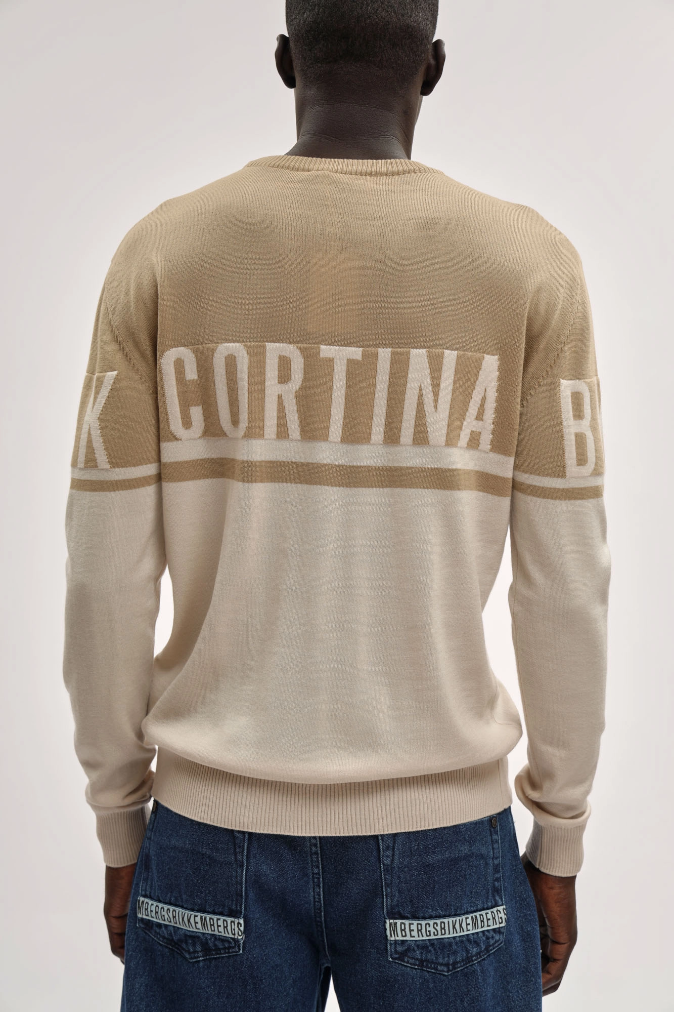 BMM1172 Джемпер Bikkembergs Бежевый
