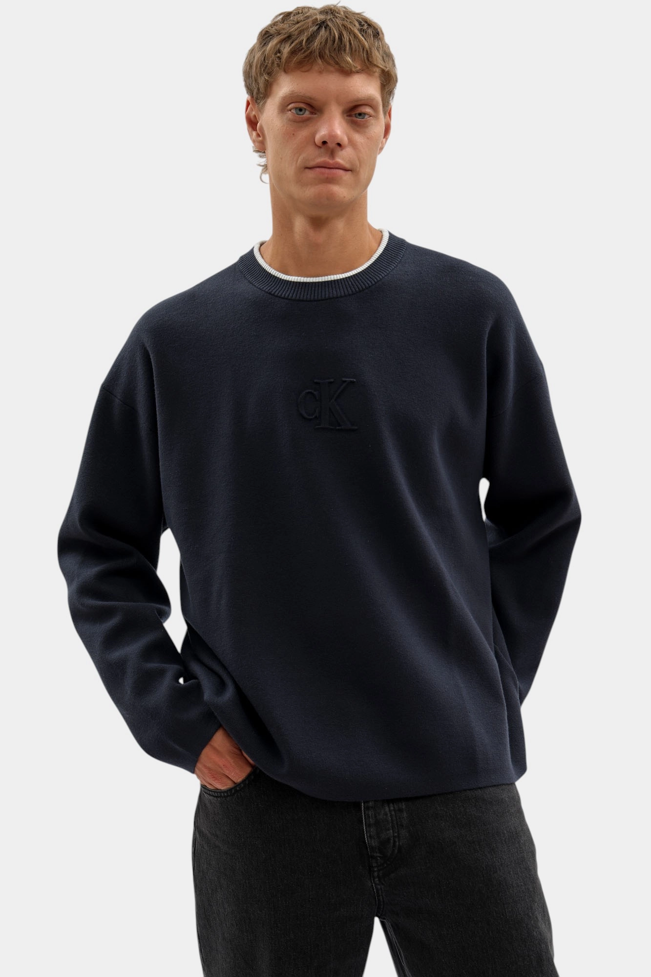 LV04RD300G Джемпер Calvin Klein Jeans Синий