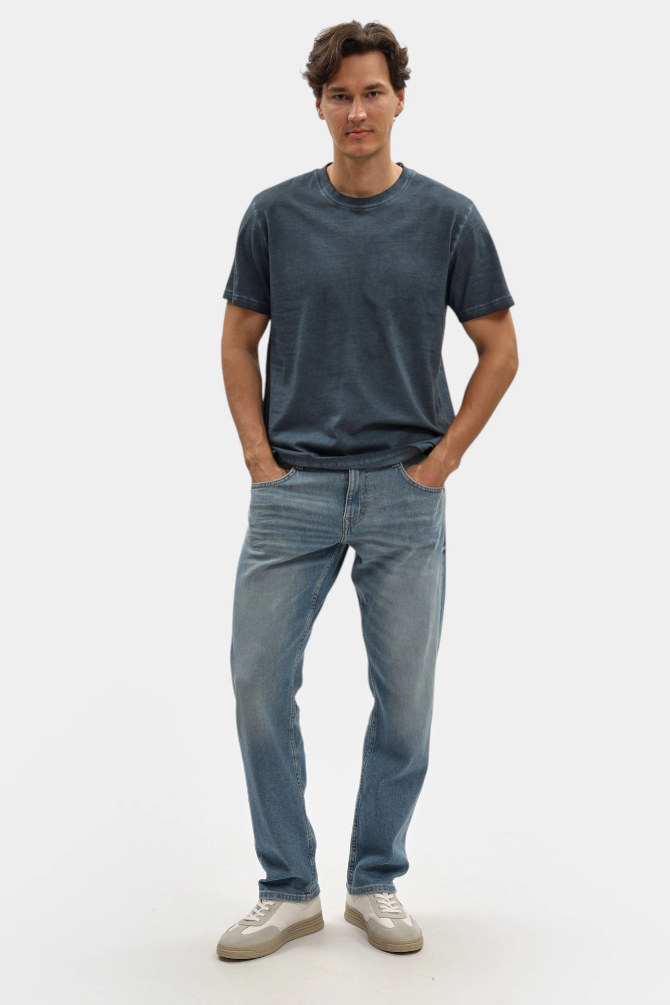 1016487 Футболка Mustang Синий