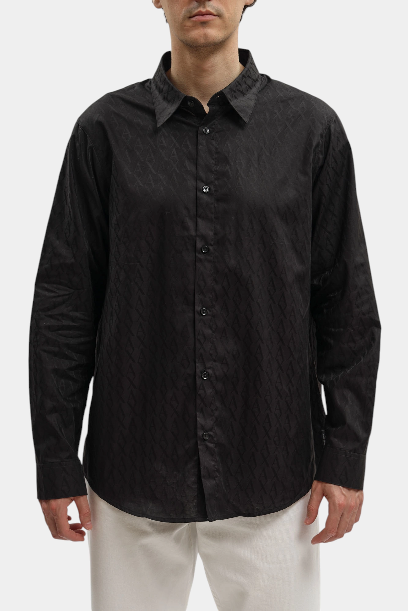 XM001587_AF16631 Рубашка Armani Exchange Черный