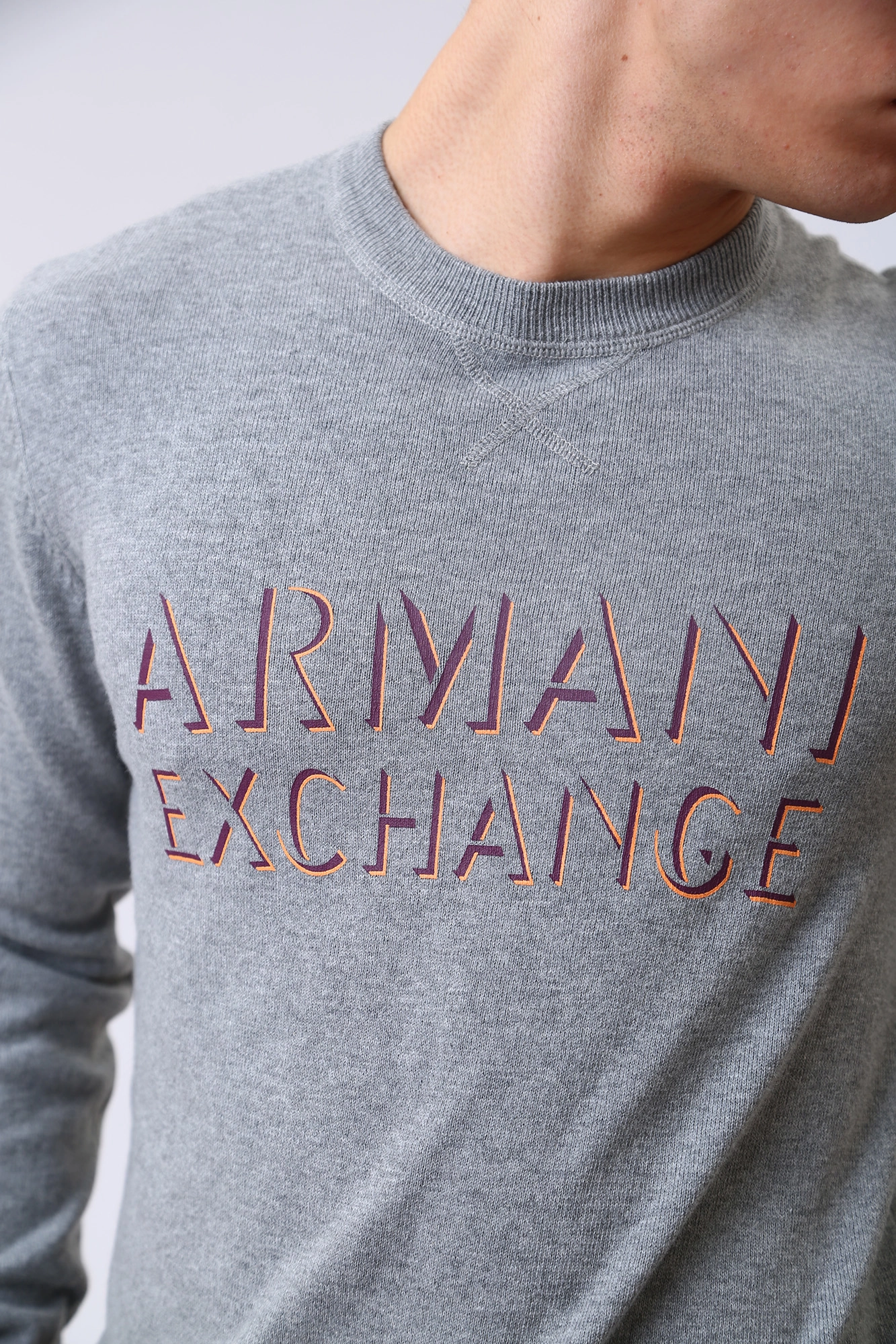 6LZM1T_ZM1AZ Джемпер Armani Exchange Серый