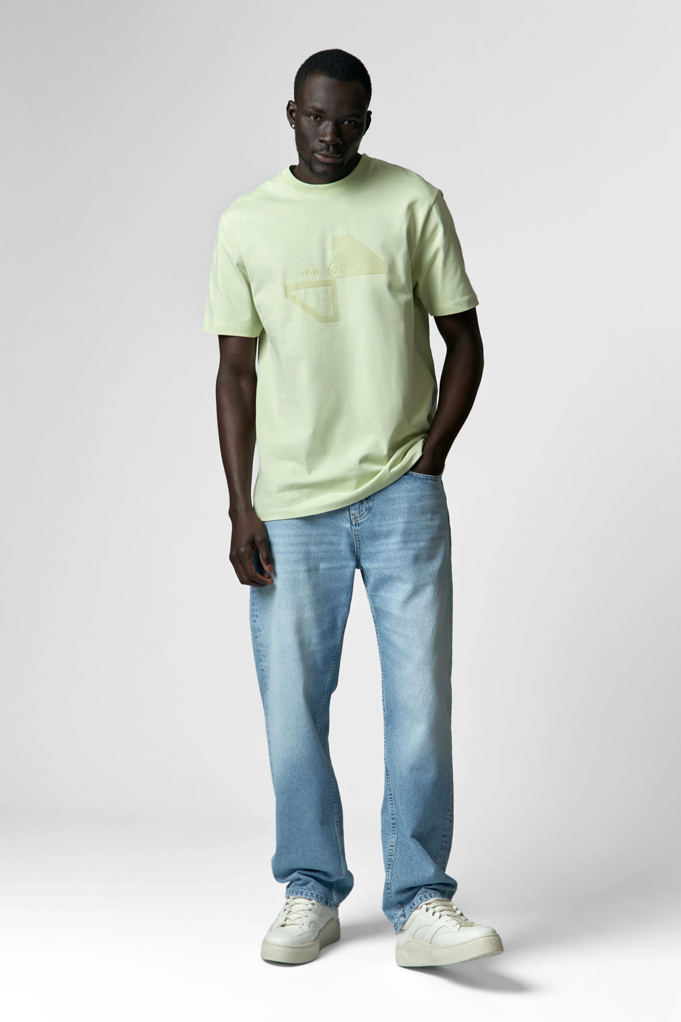 VM-ERK-22-424 Футболка Van Mich Зеленый