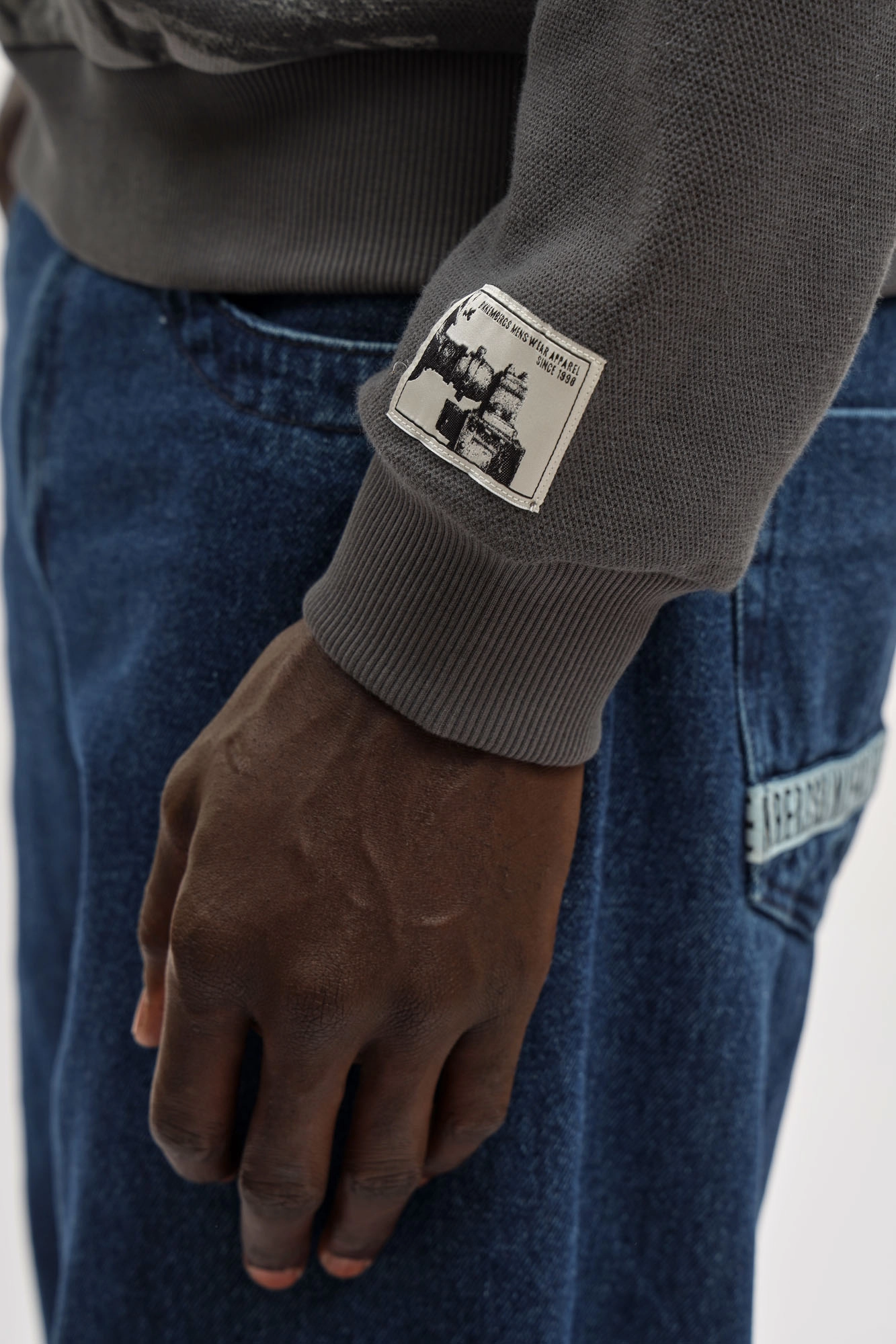 BMF1132 Худи Bikkembergs Серый