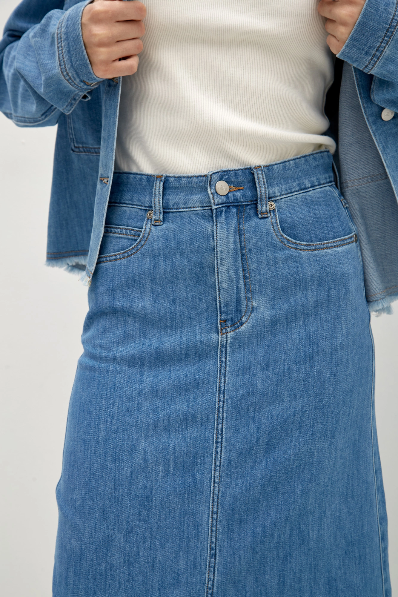 W-241-TK-56-1041 юбка джинсовая the hills 