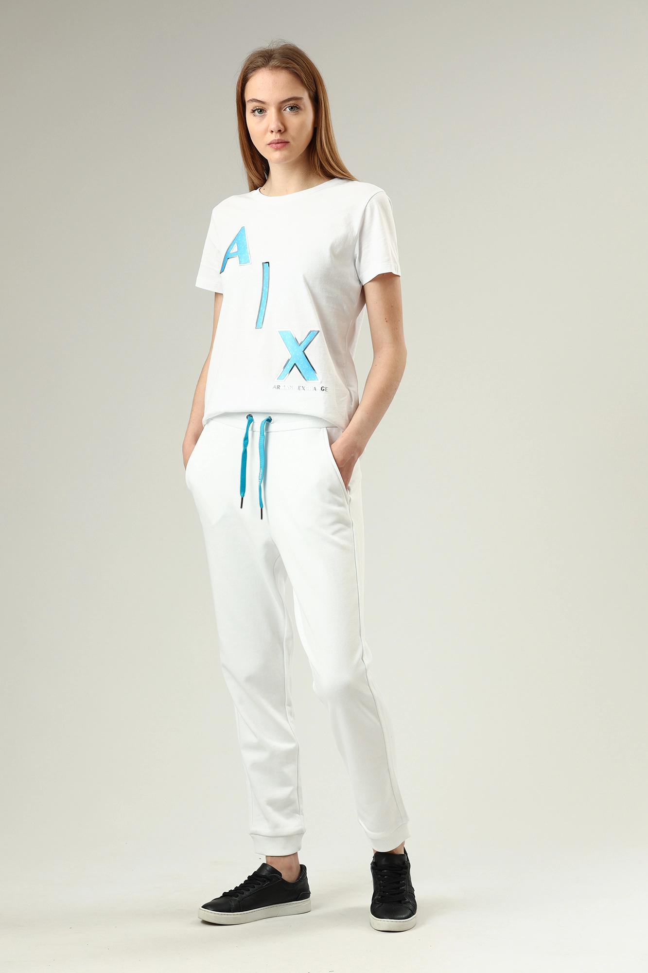 3LYP88_YJ3NZ брюки спортивные armani exchange