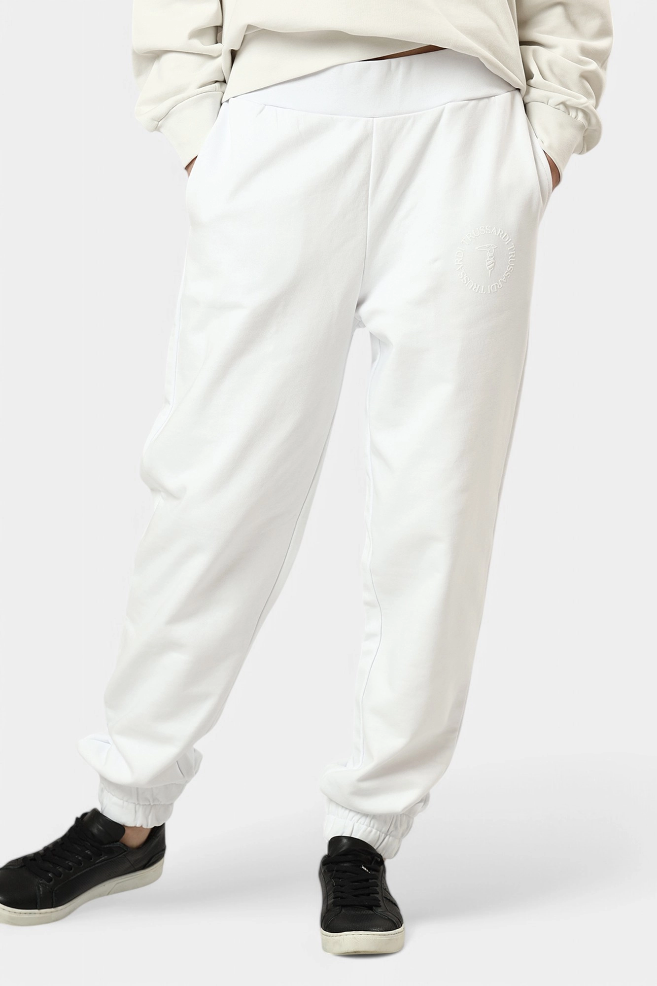 56P00356-1T005813 брюки спортивные джоггеры trussardi 