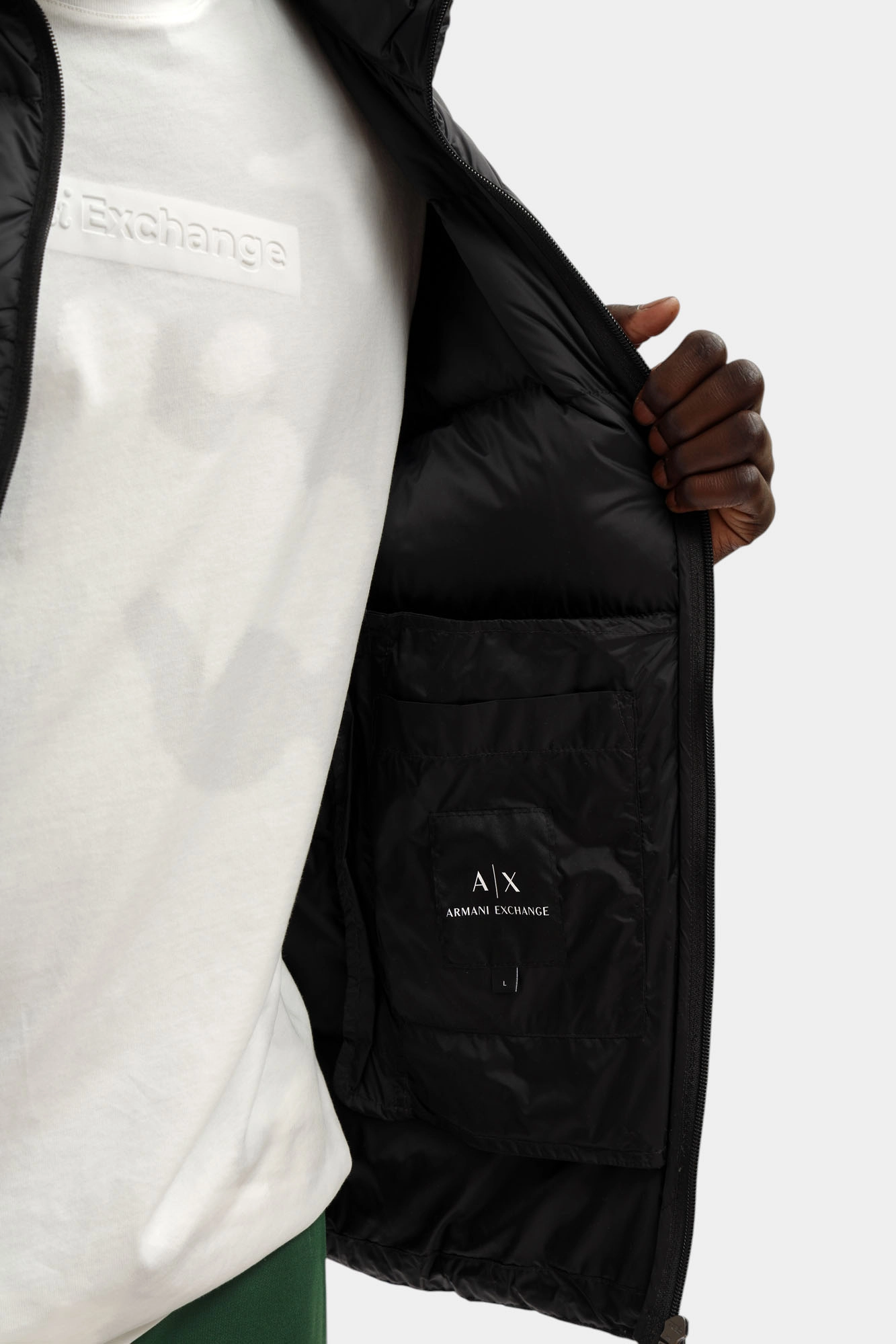 XM001575_AF16927 Куртка утепленная Armani Exchange Черный