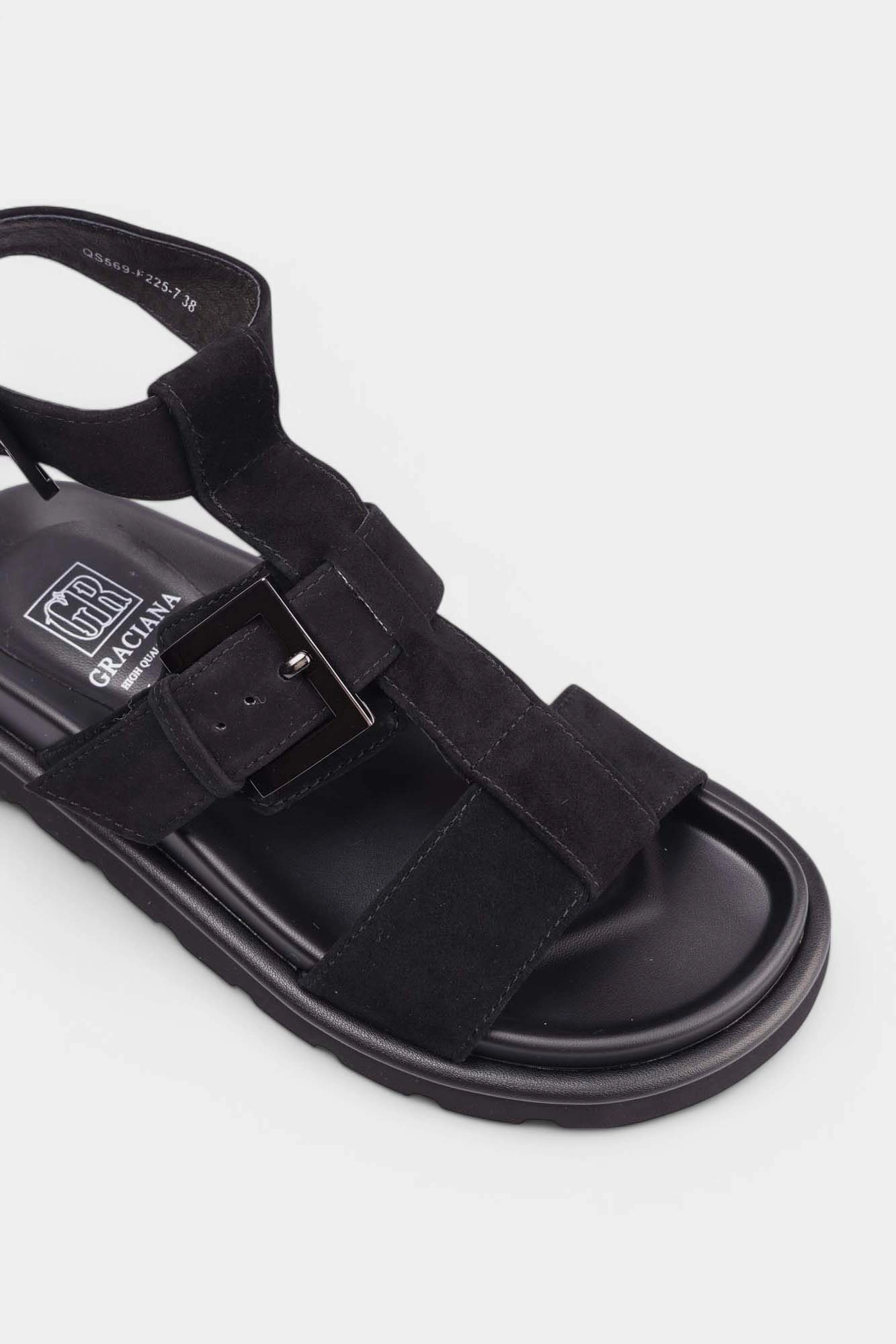 QS569-F225 Сандалии Graciana Черный